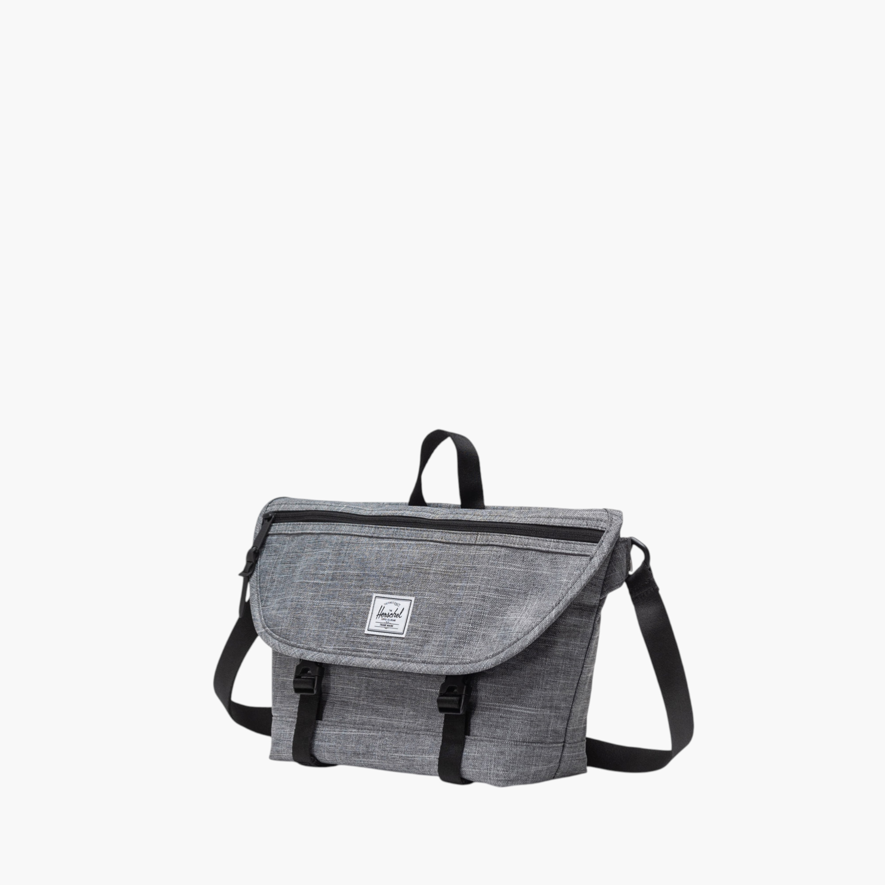 Herschel Supply Co Solid Messenger Bag with Adjustable Strap and Flap Closure-school-bagsandbackpacks-messengerbags-image-2