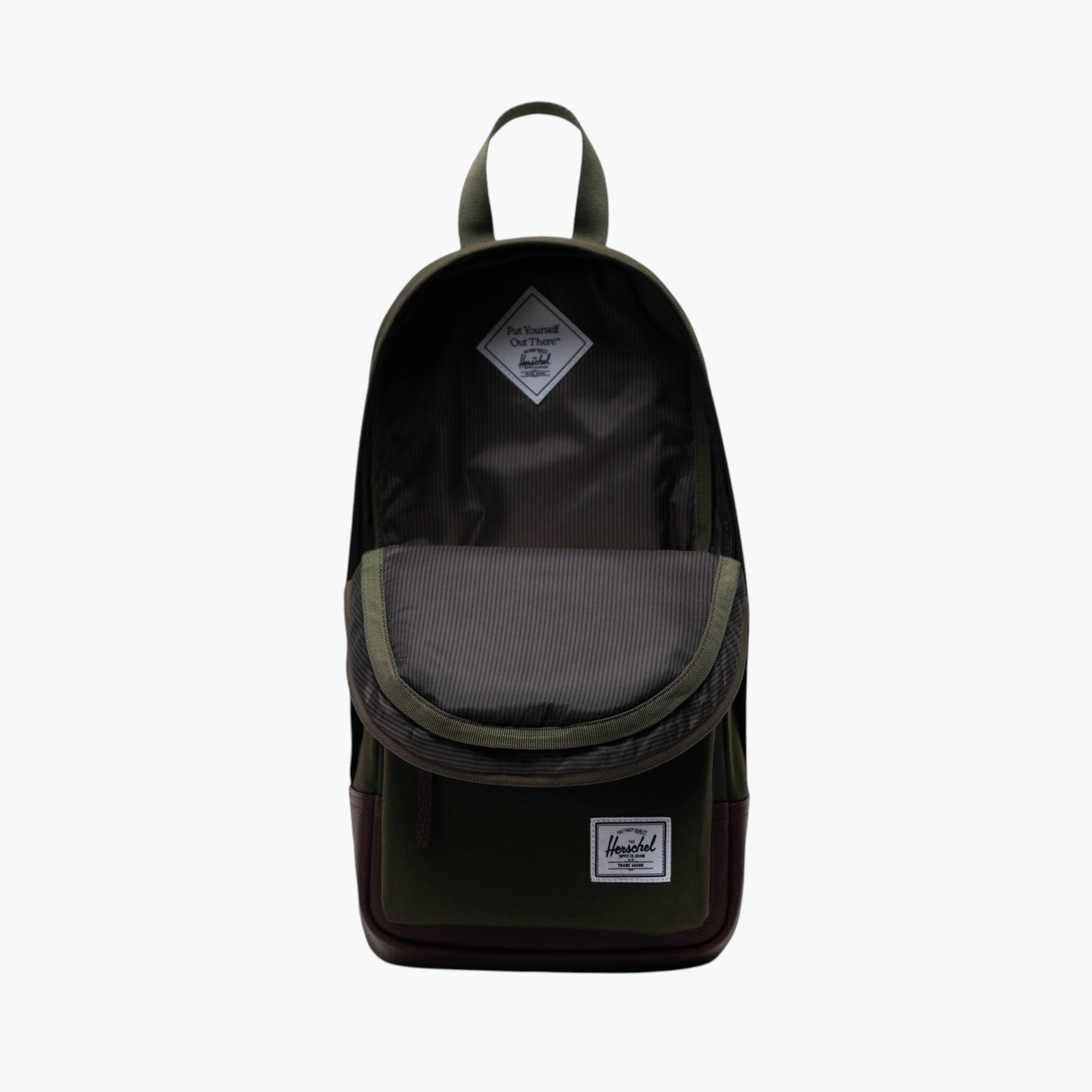 Herschel Supply Co Solid Sling Backpack with Adjustable Strap and Zip Closure - 39x19 cms-women-bagsandwallets-backpacks-image-2