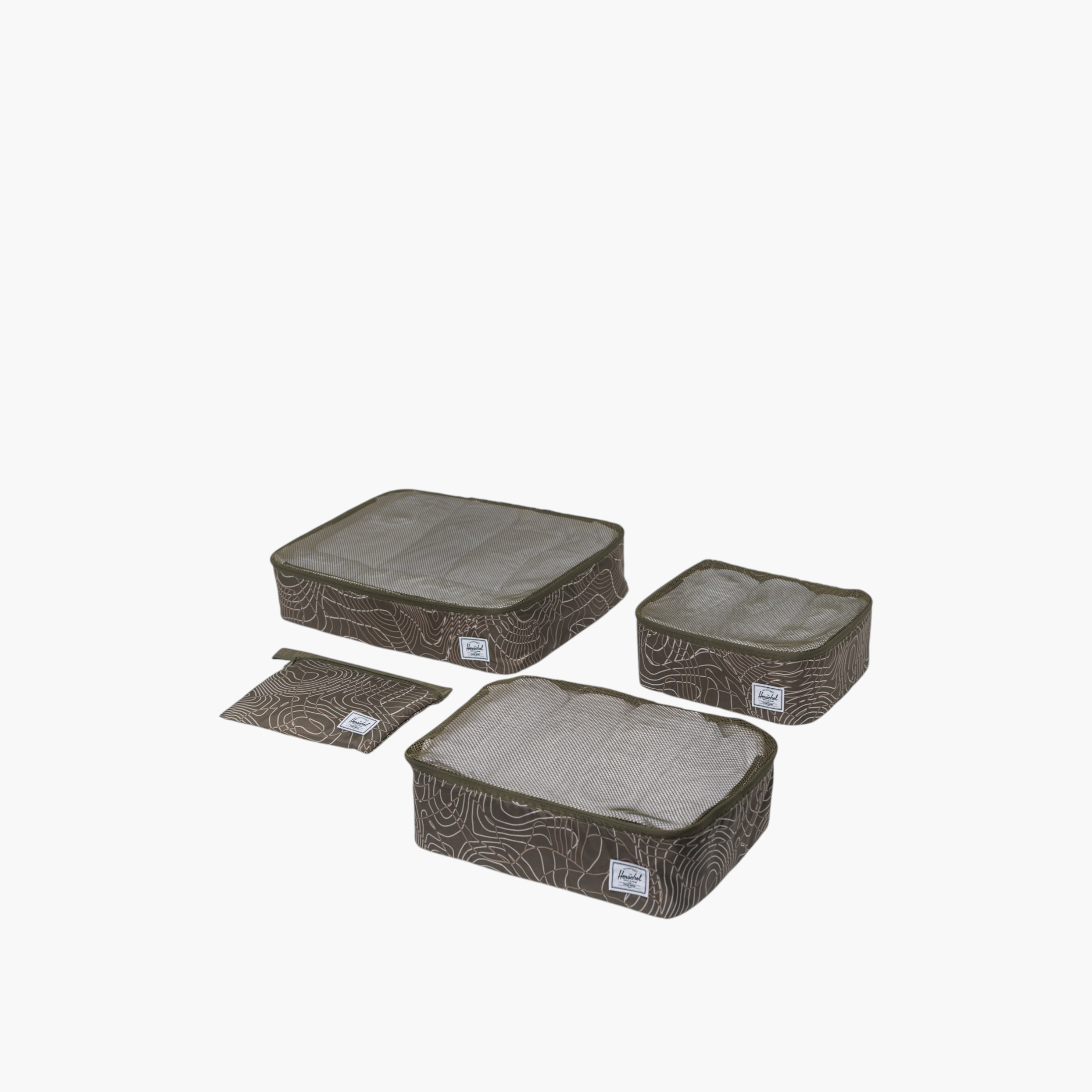 Herschel Supply Co 4-Piece Packing Cube and Pouch Set-women-watchesandjewellery-jewellery-storage-image-1