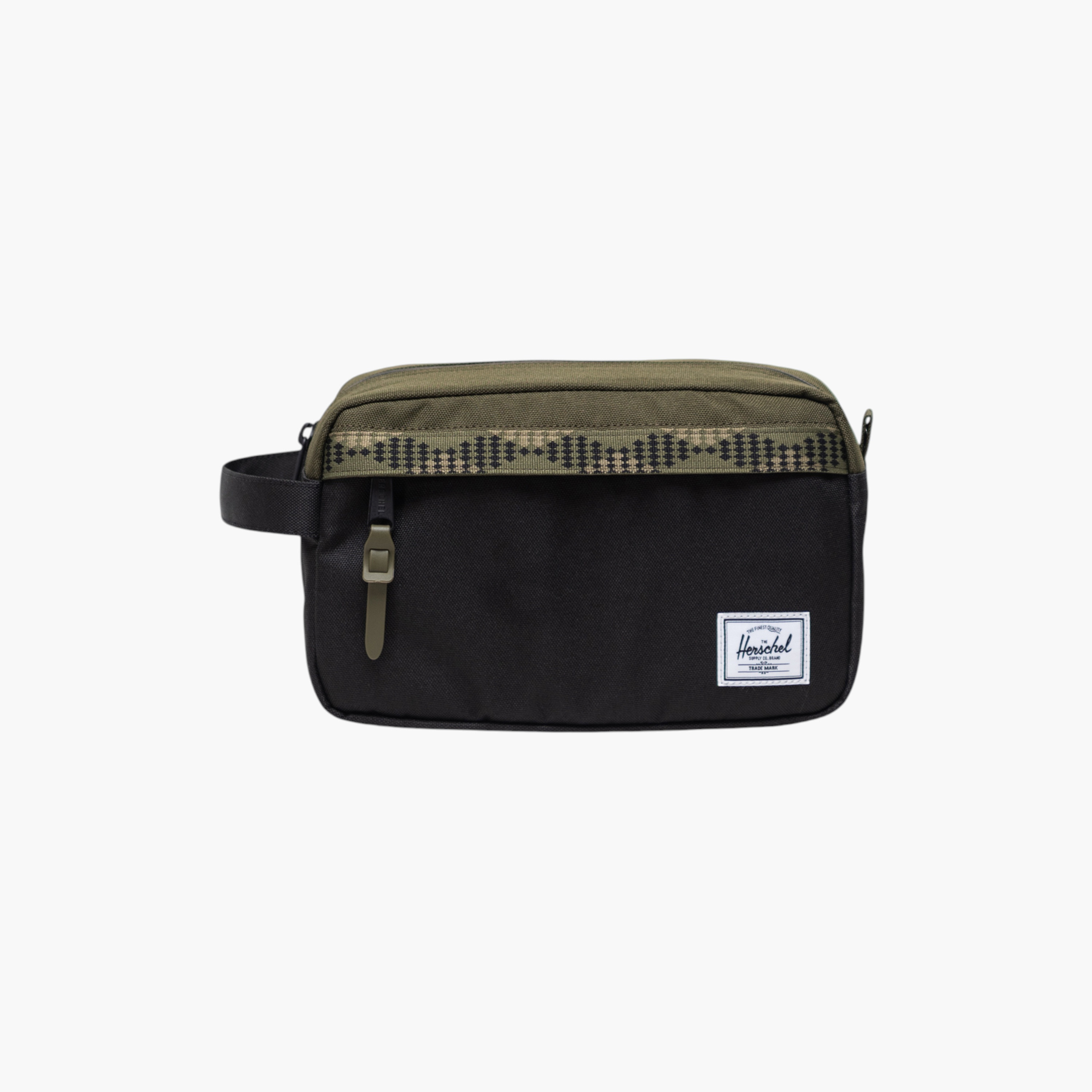 Herschel Supply Co Chapter 2-Compartment Jewellery Organizer with Zip Closure - 15x24x12 cm-women-watchesandjewellery-jewellery-storage-image-1