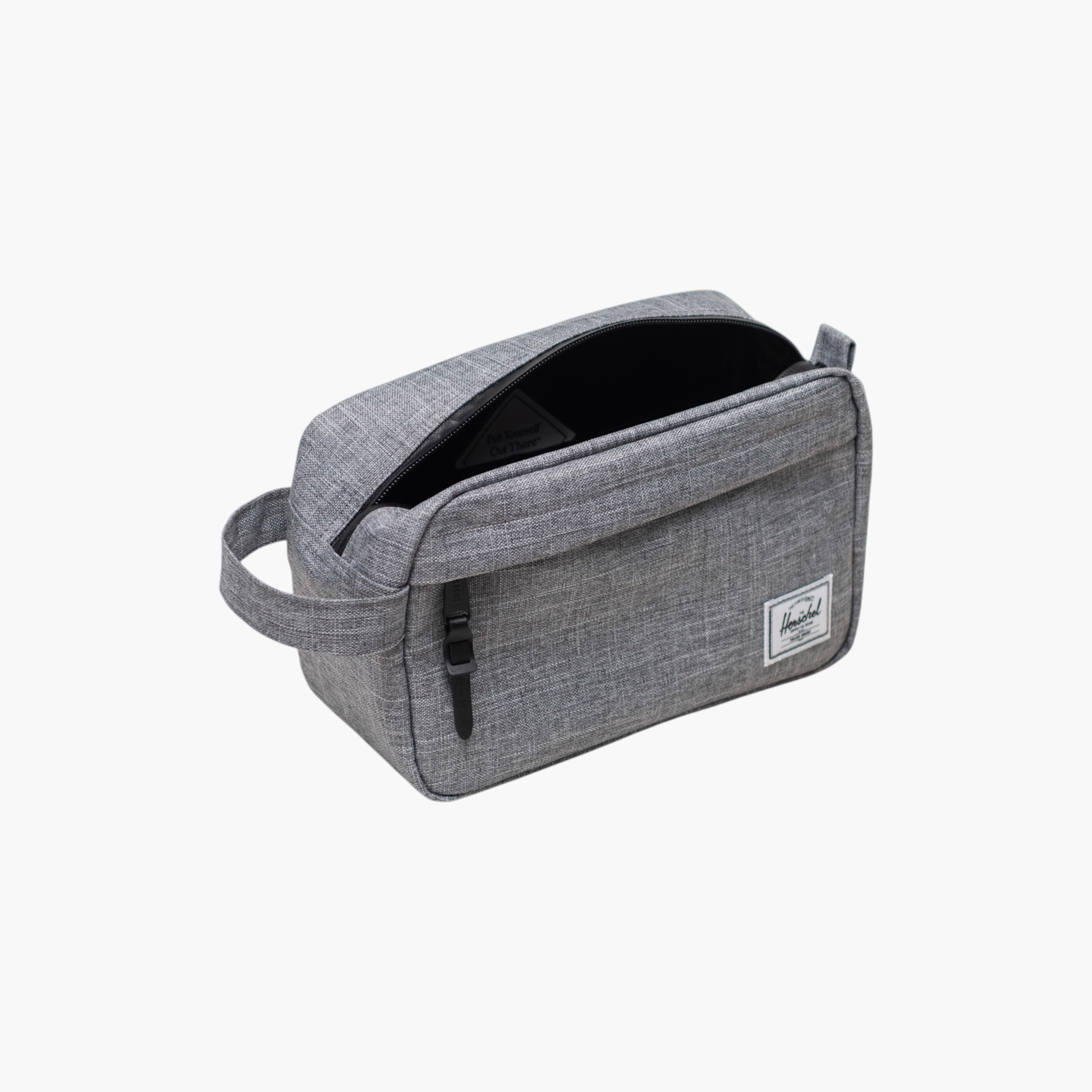 Herschel Supply Co Chapter 2-Compartment Jewellery Organizer with Zip Closure - 15x24x12 cm-women-watchesandjewellery-jewellery-storage-image-3