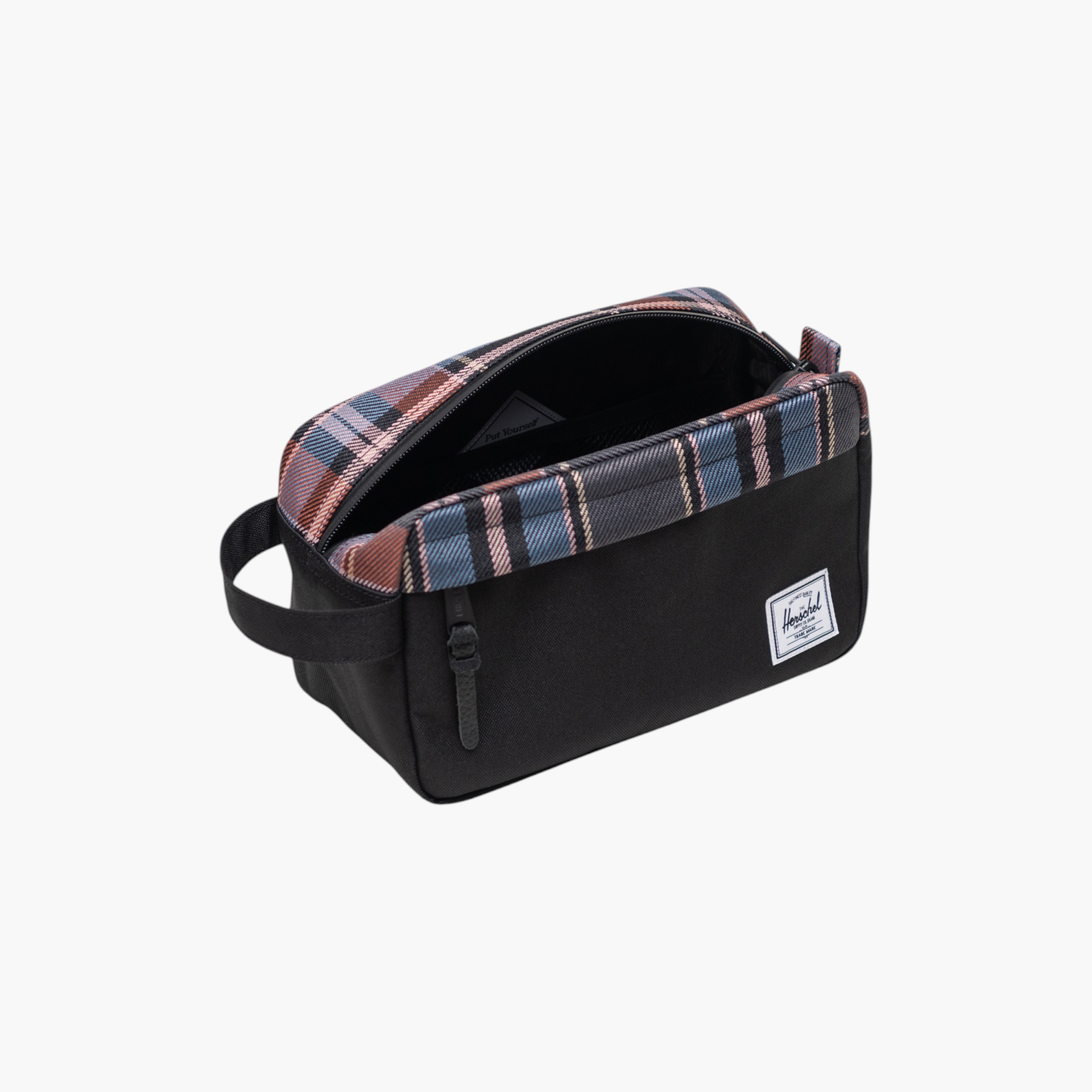 Herschel Supply Co Chapter 2-Compartment Jewellery Organizer with Zip Closure - 15x24x11 cms-women-watchesandjewellery-jewellery-storage-image-3