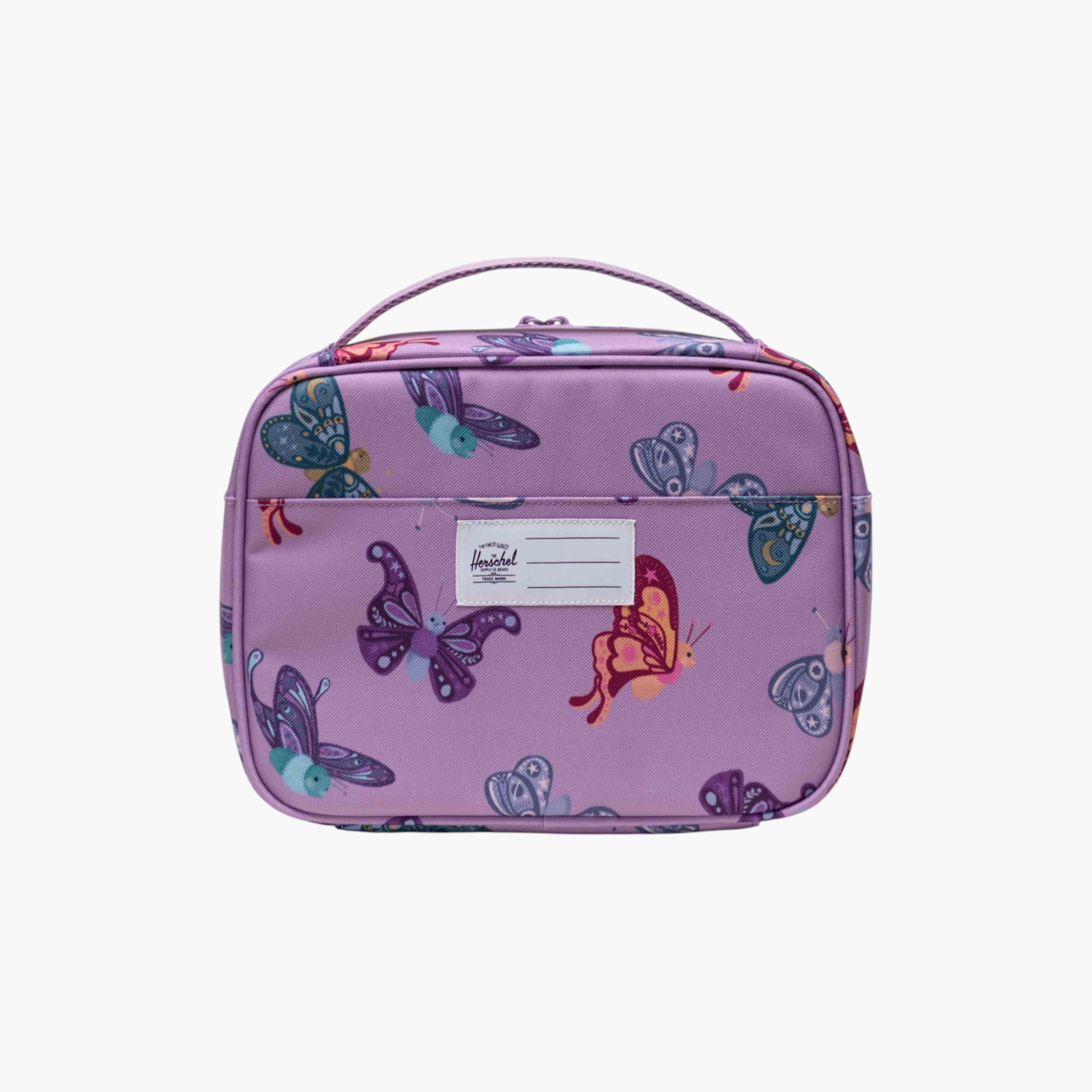 Herschel Supply Co Butterfly Print Lunch Bag with Zip Closure-school-lunchessentials-lunchbags-image-3