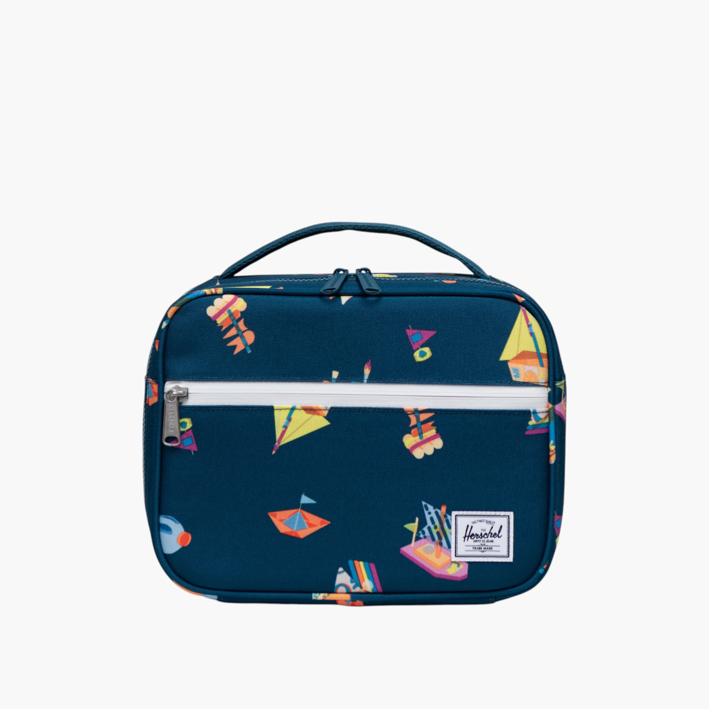 Herschel Supply Co Printed Insulated Lunch Bag for Kids' with Zip Closure-school-lunchessentials-lunchbags-image-1