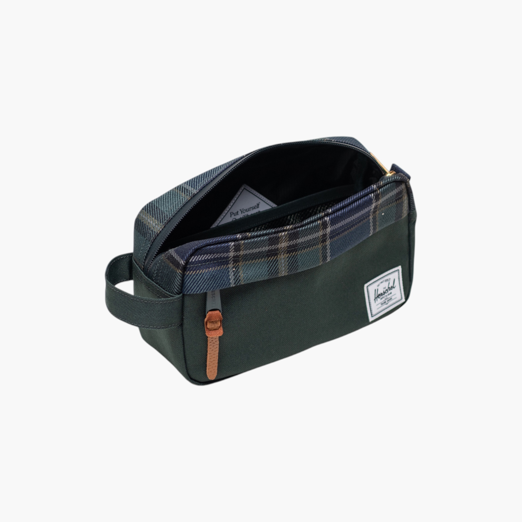 Herschel Supply Co Chapter 2-Compartment Jewellery Organiser with Zip Closure - 13x21x8 cms-women-watchesandjewellery-jewellery-storage-image-3