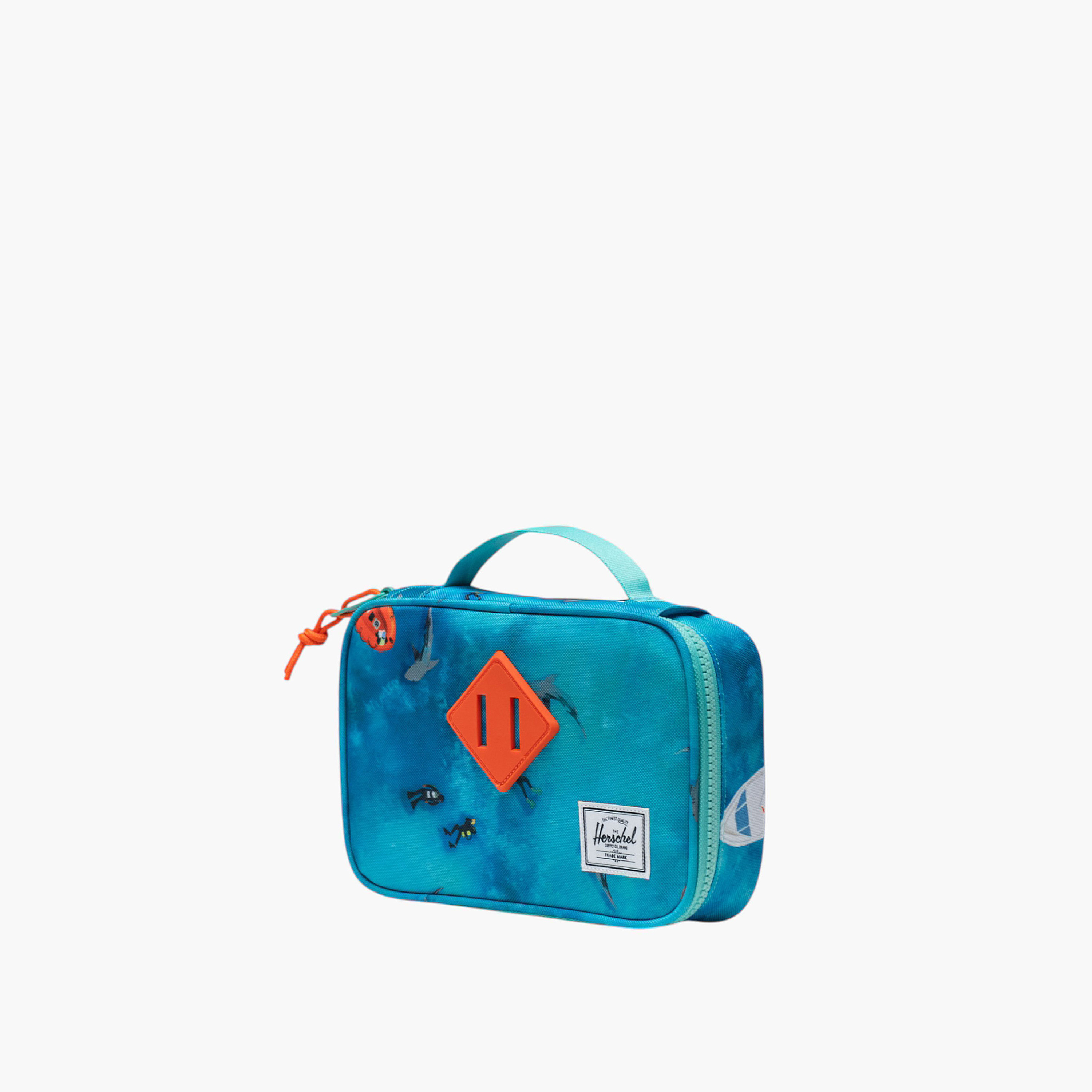 Herschel Supply Co Shark Print Organiser Case with Zip Closure-women-watchesandjewellery-jewellery-storage-image-3