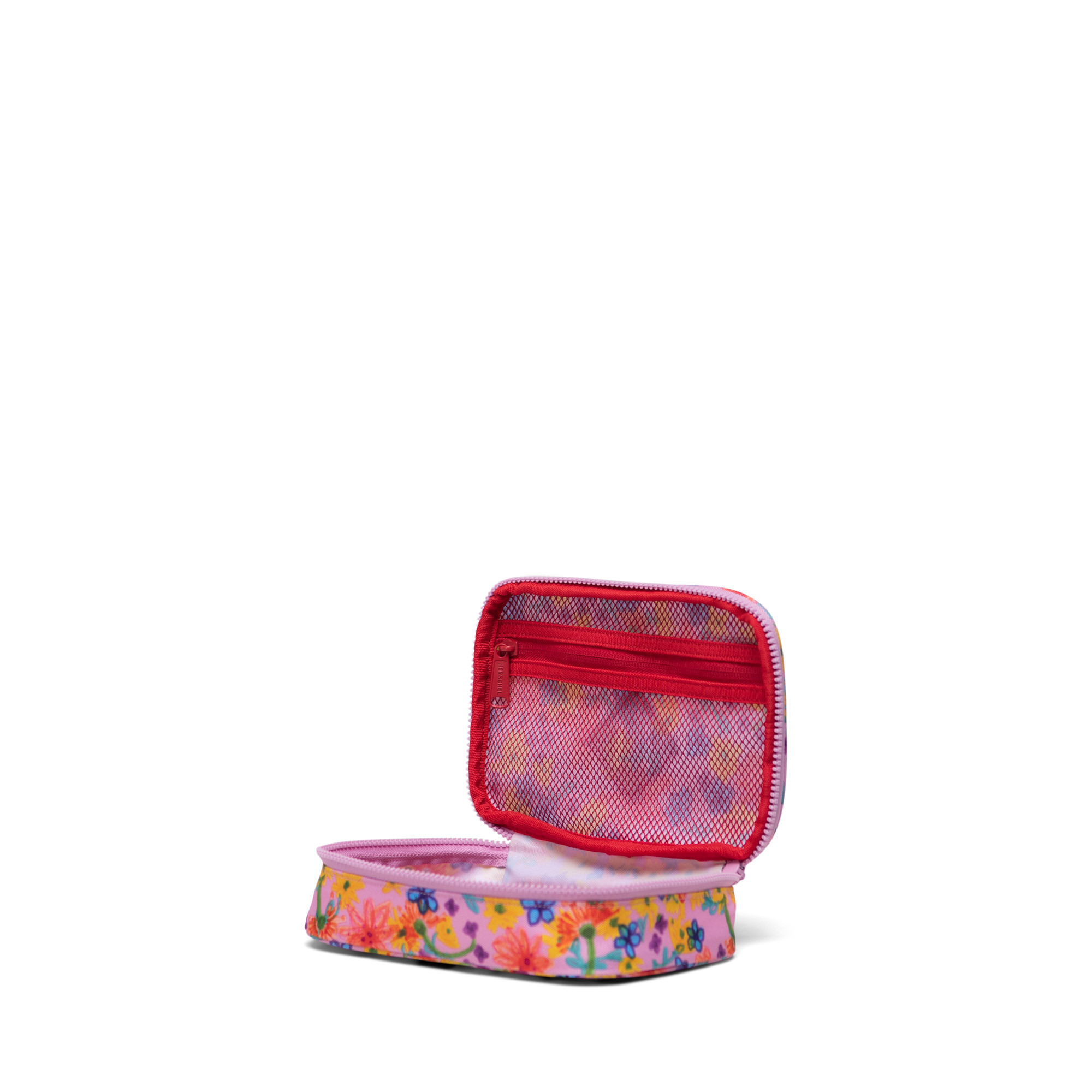 Herschel Supply Co Floral Print Pencil Case with Zip Closure-women-watchesandjewellery-jewellery-storage-image-2