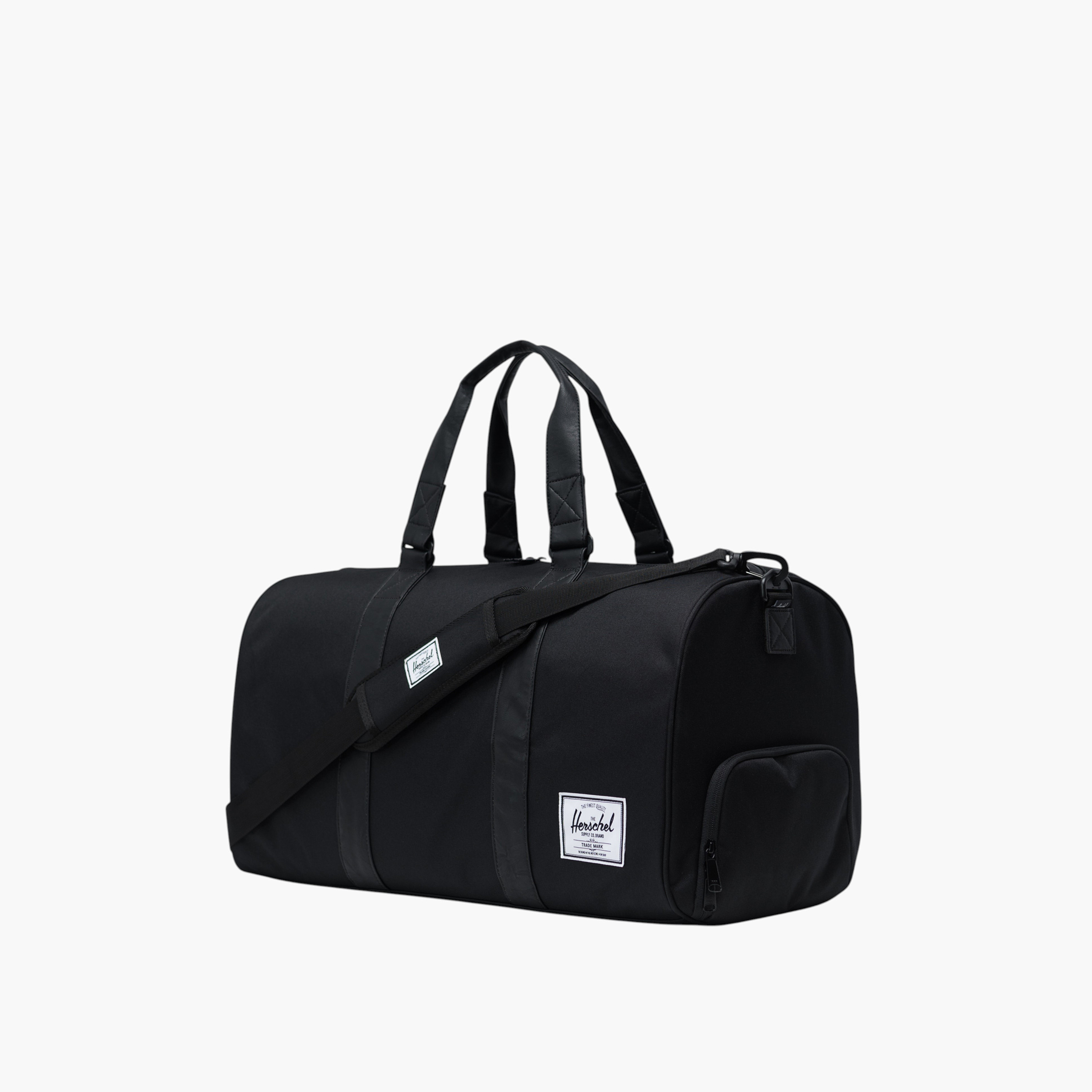 Herschel Supply Co Solid Duffle Bag with Detachable Strap and Zip Closure-travel-luggagesandbags-dufflebags-image-2