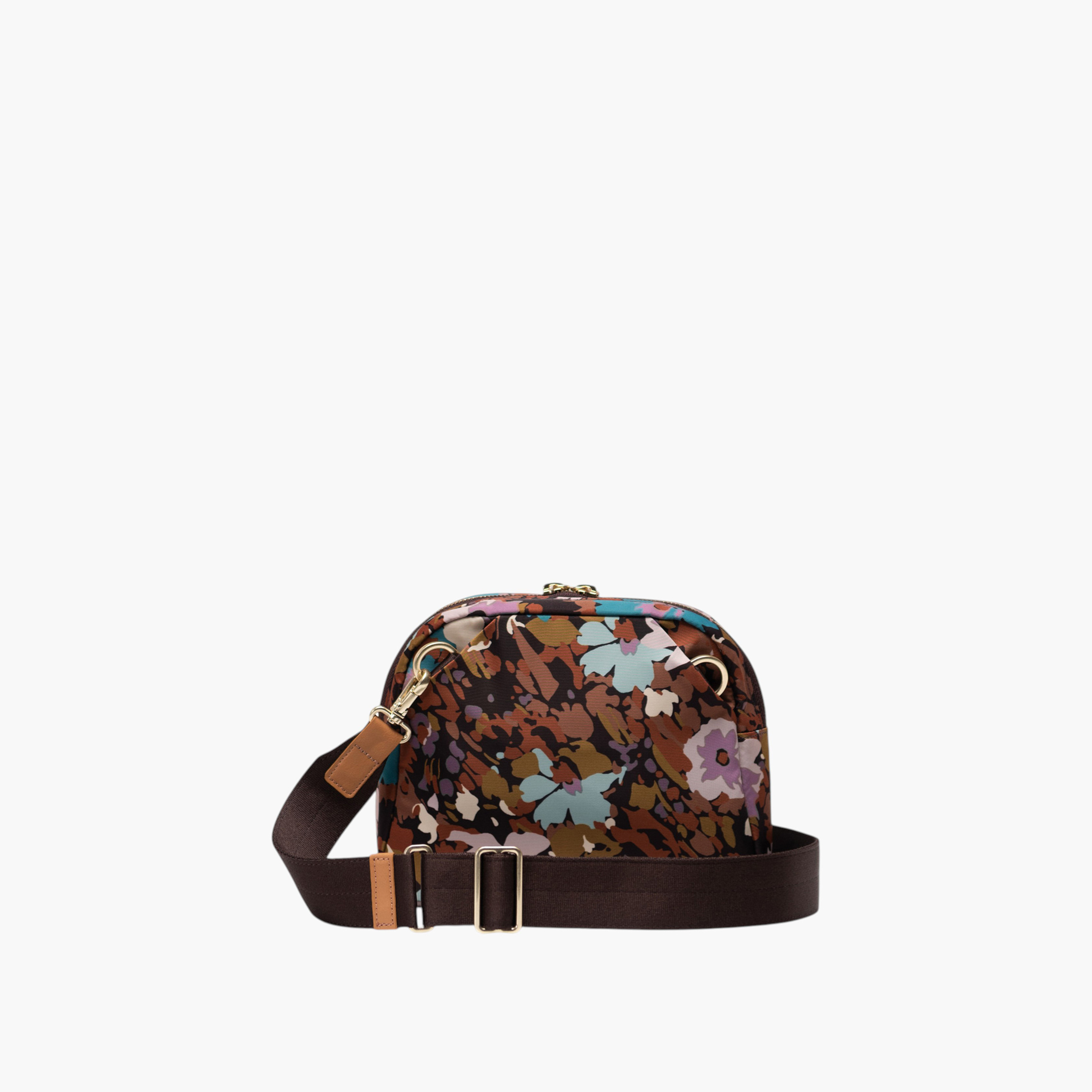 Herschel Supply Co Floral Print Crossbody Bag with Detachable Strap and Zip Closure-women-bagsandwallets-handbags-image-3