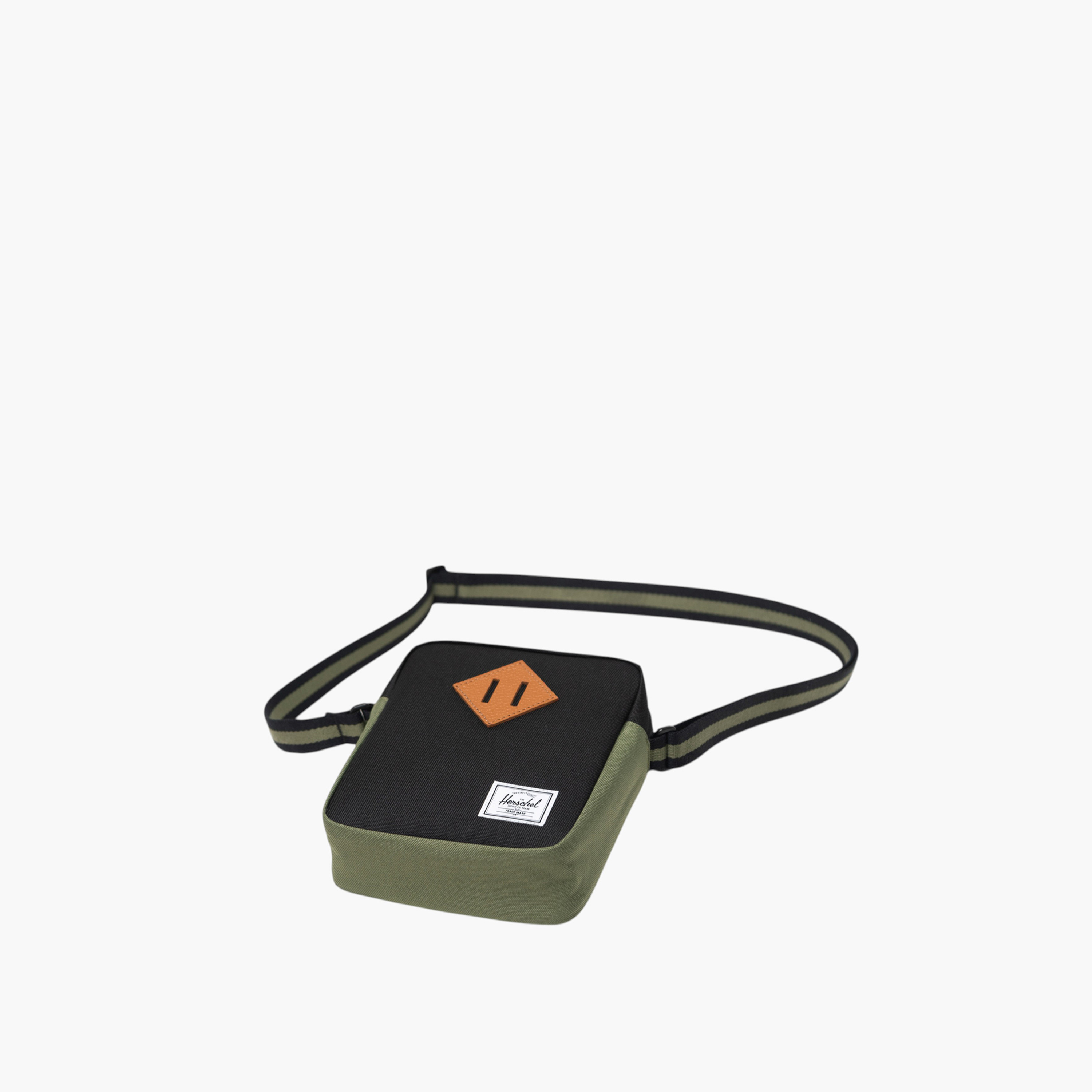 Herschel Supply Co Solid Crossbody Bag with Adjustable Strap and Zip Closure-men-bags-image-2