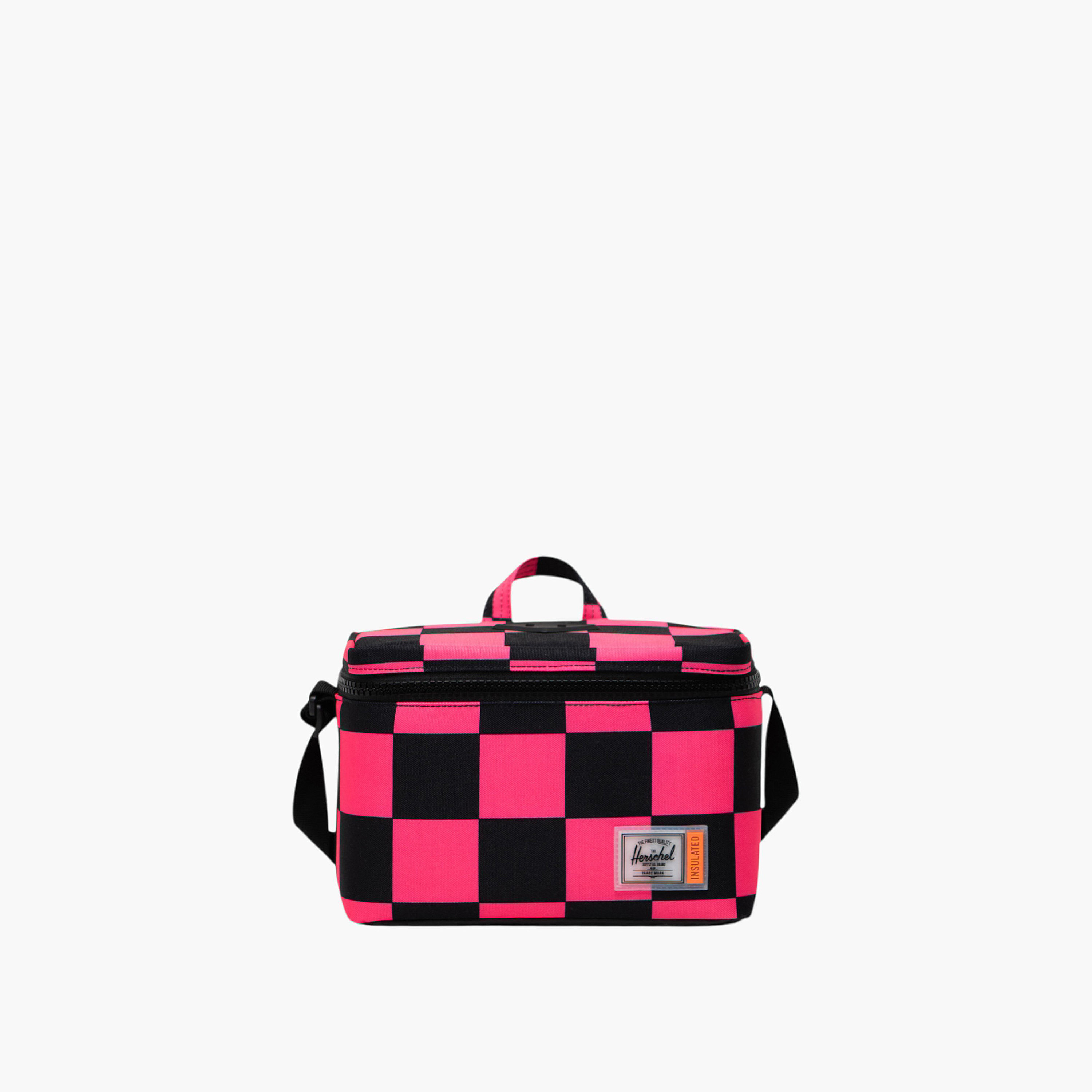 Herschel Supply Co Checked Insulated Lunch Bag with Adjustable Strap-school-lunchessentials-lunchbags-image-1