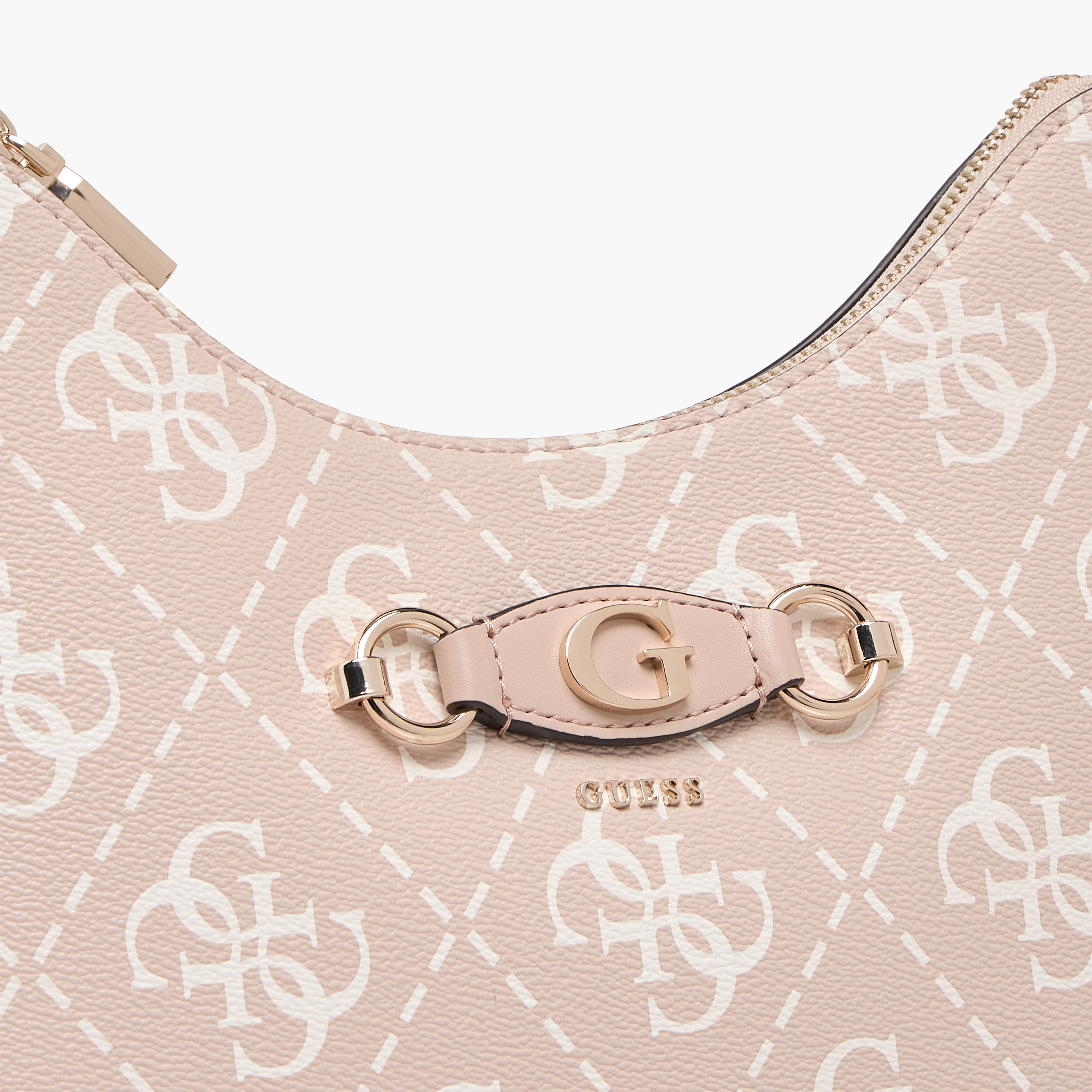 Guess Monogram Print Shoulder Bag with Strap Handle-women-bagsandwallets-handbags-image-4