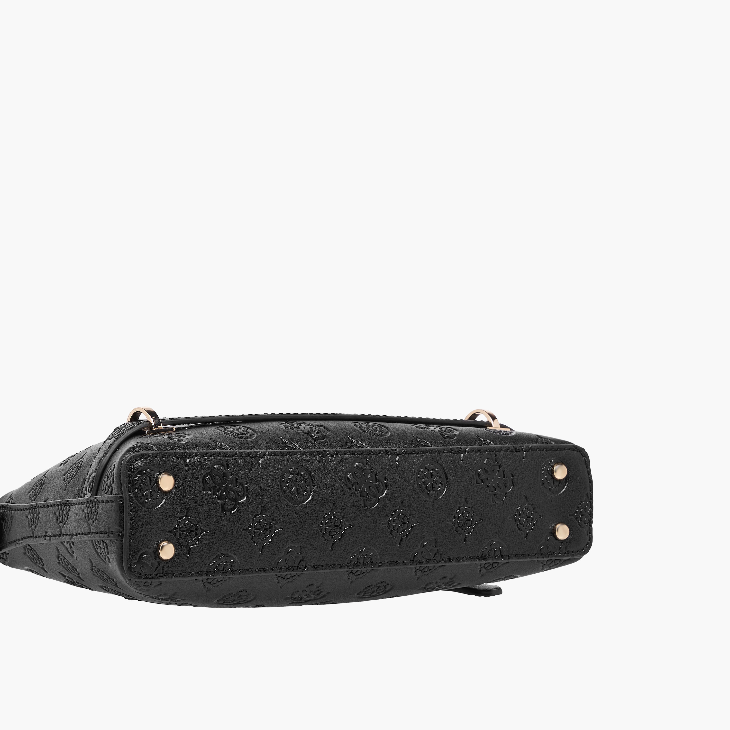 Guess Embossed Shoulder Bag with Adjustable Strap-women-bagsandwallets-handbags-image-6