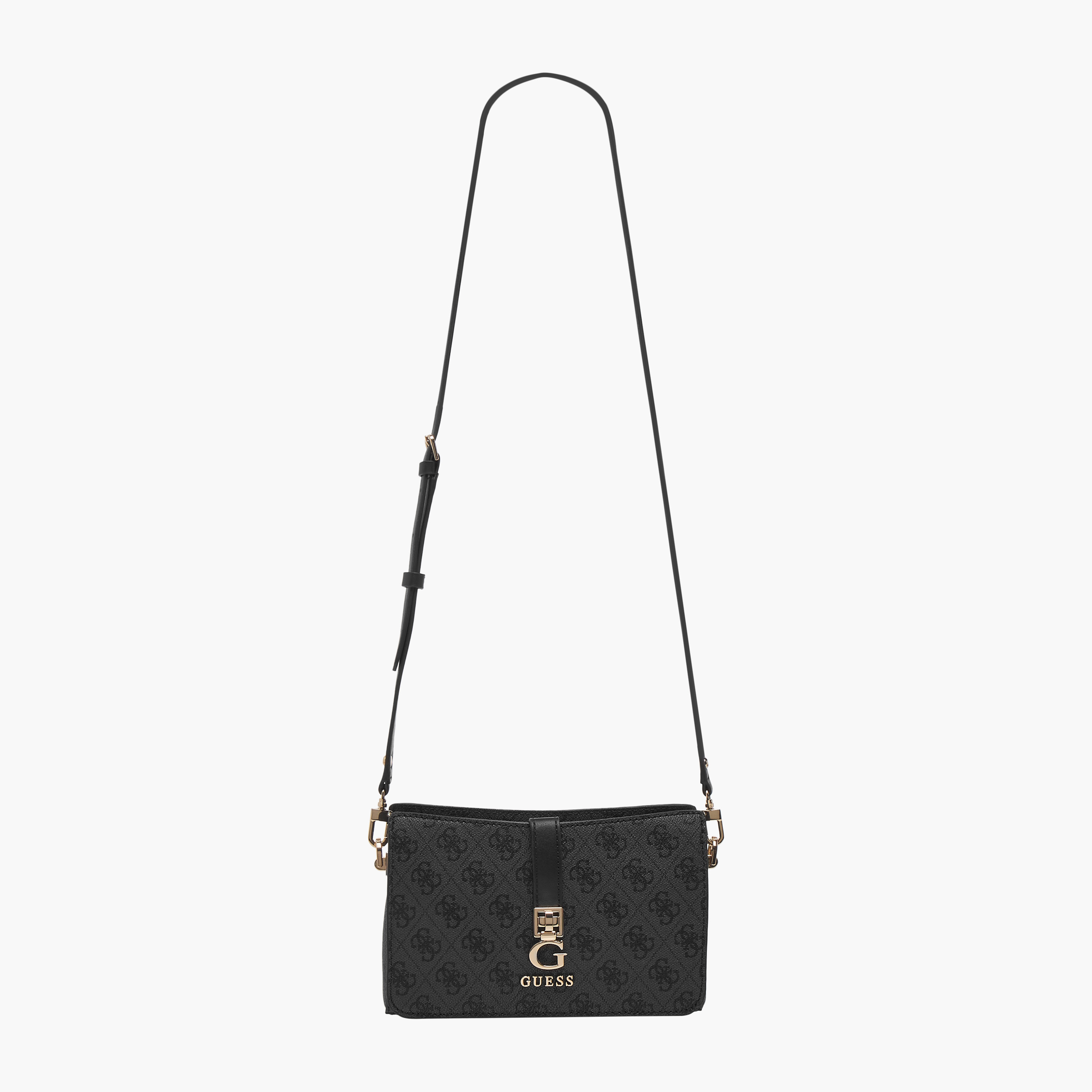 Guess Monogram Print Crossbody Bag with Detachable Strap-women-bagsandwallets-handbags-image-2