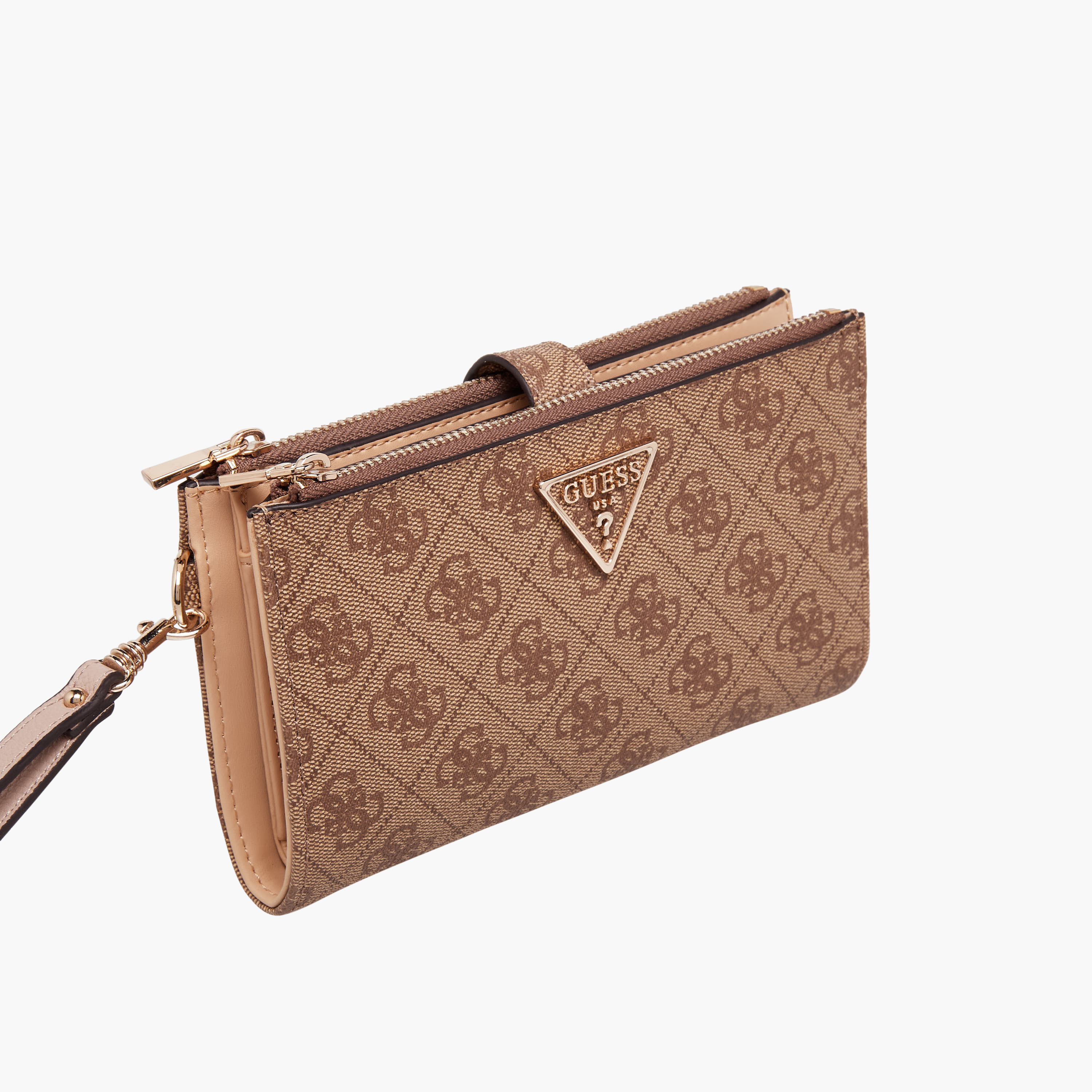 Guess Logo Print Wallet with Wrist Strap-women-bagsandwallets-wallets-image-3