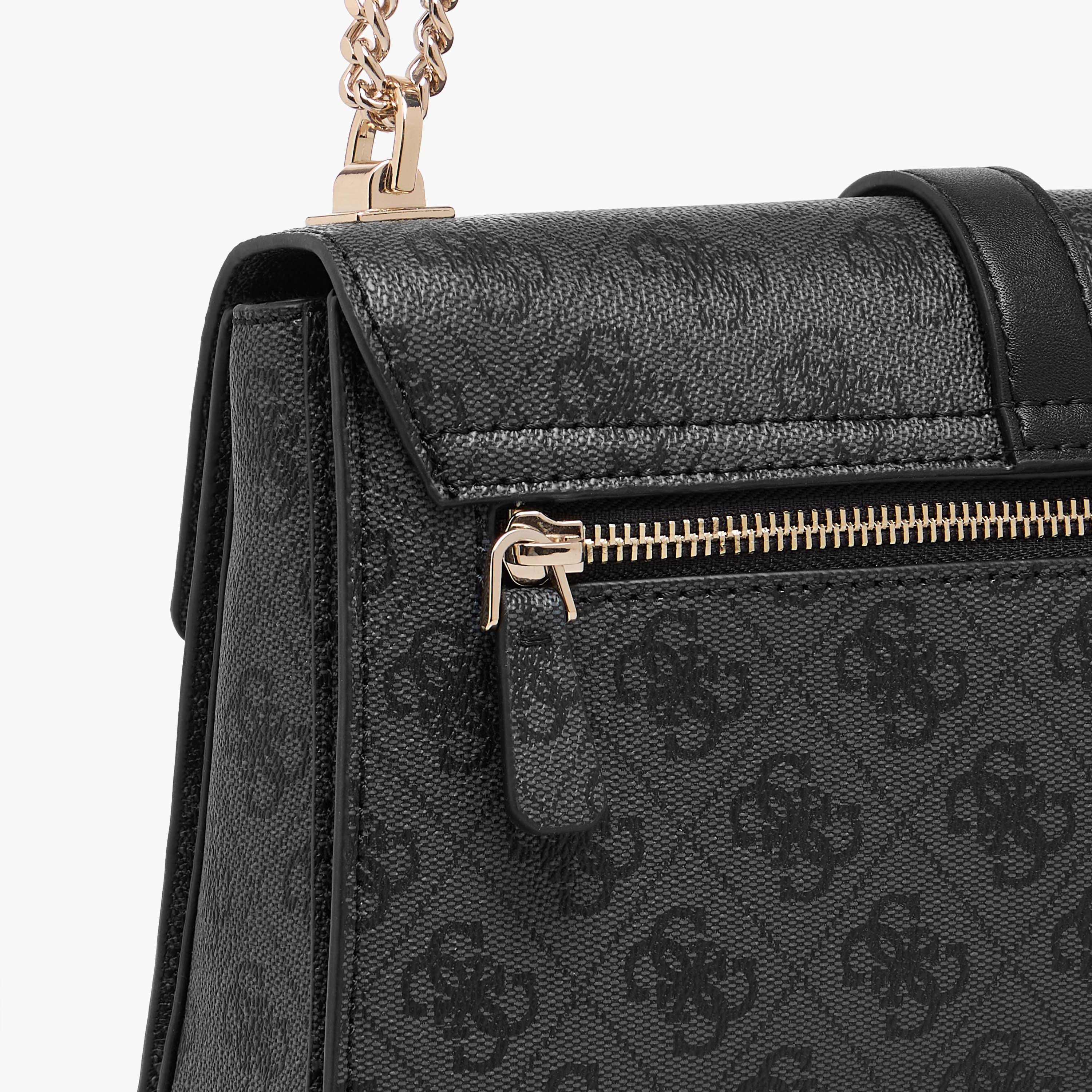 Guess Monogram Print Crossbody Bag with Chain Handles-women-bagsandwallets-handbags-image-5