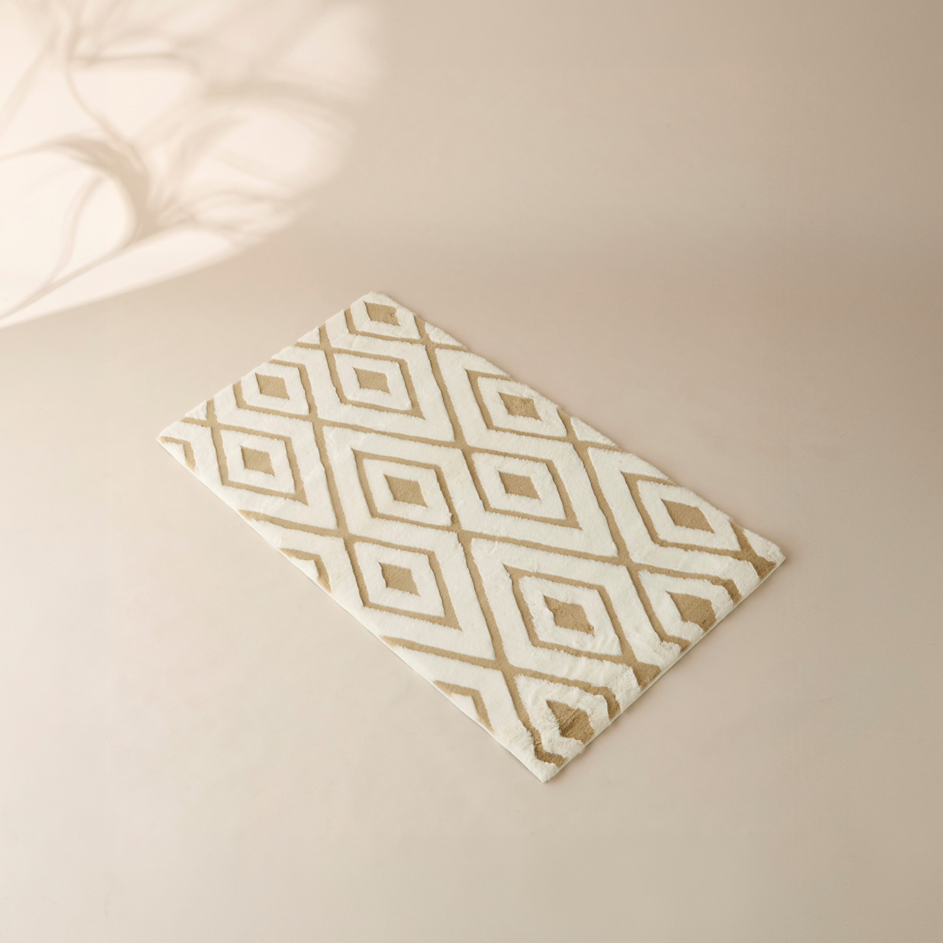 Jacquard Faux Fur Rug - 80x150 cms-household-rugsandcarpets-rugs-image-1