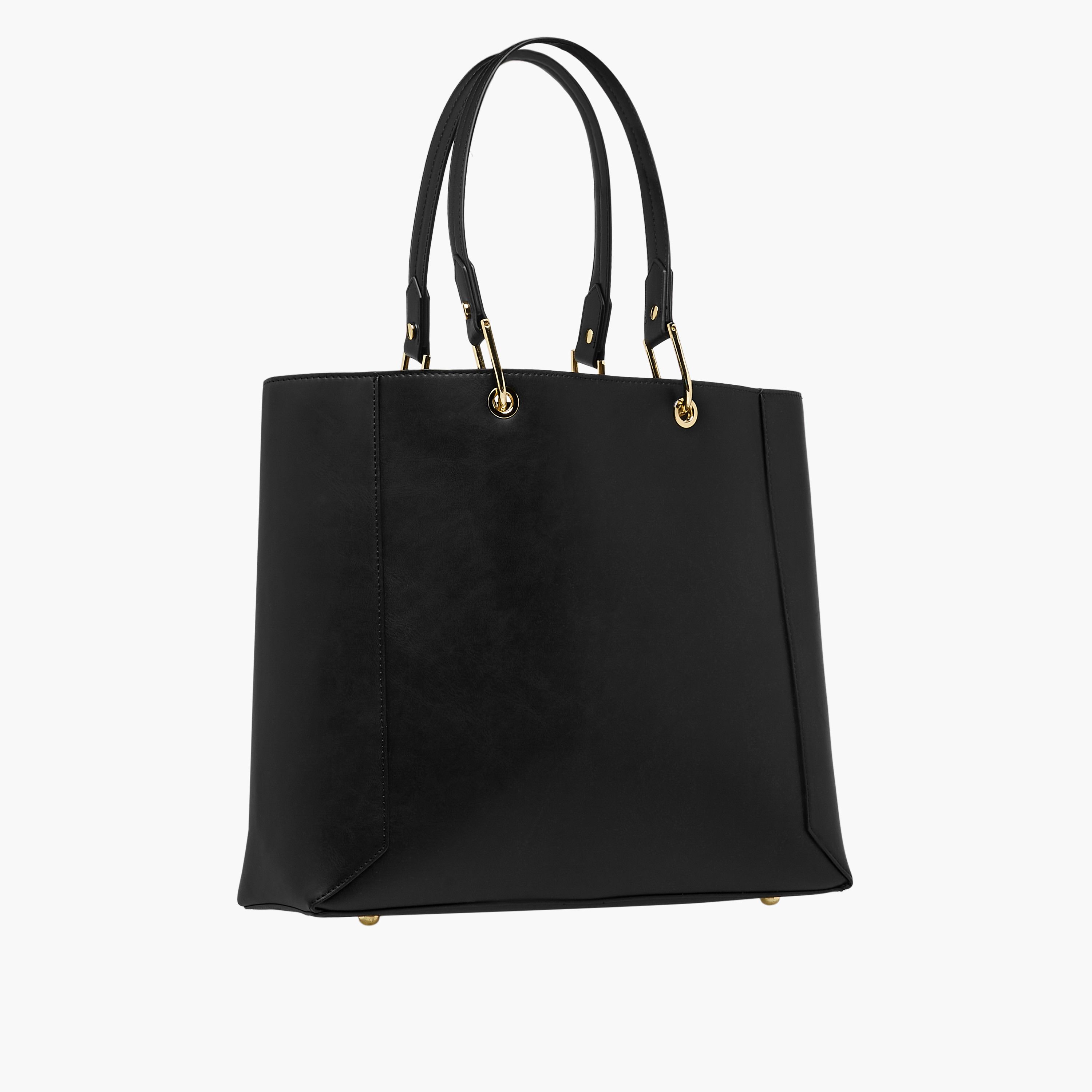 Sasha Tia Textured Tote Bag with Pouch-women-bagsandwallets-handbags-image-4