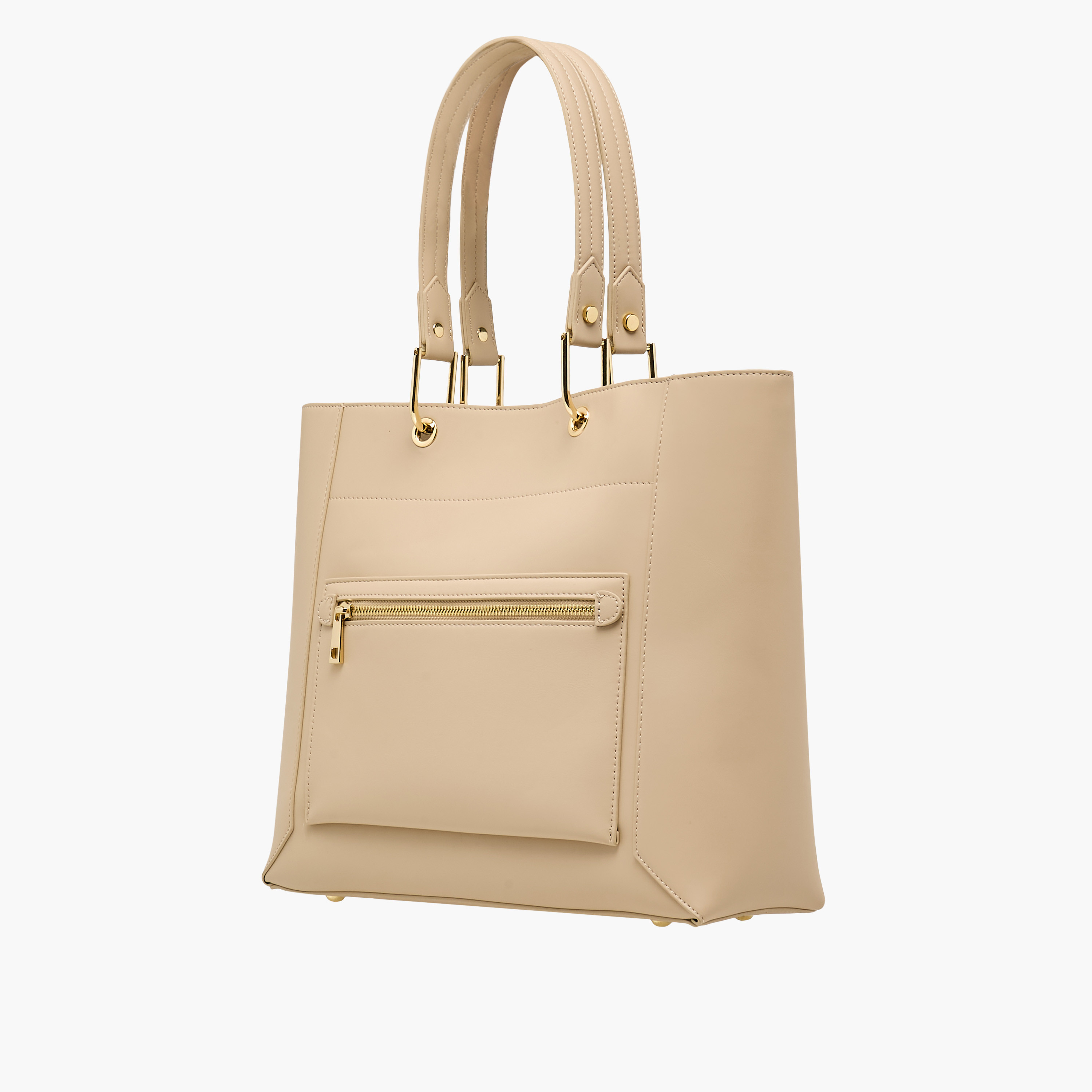 Sasha Tia Textured Tote Bag with Pouch-women-bagsandwallets-handbags-image-3