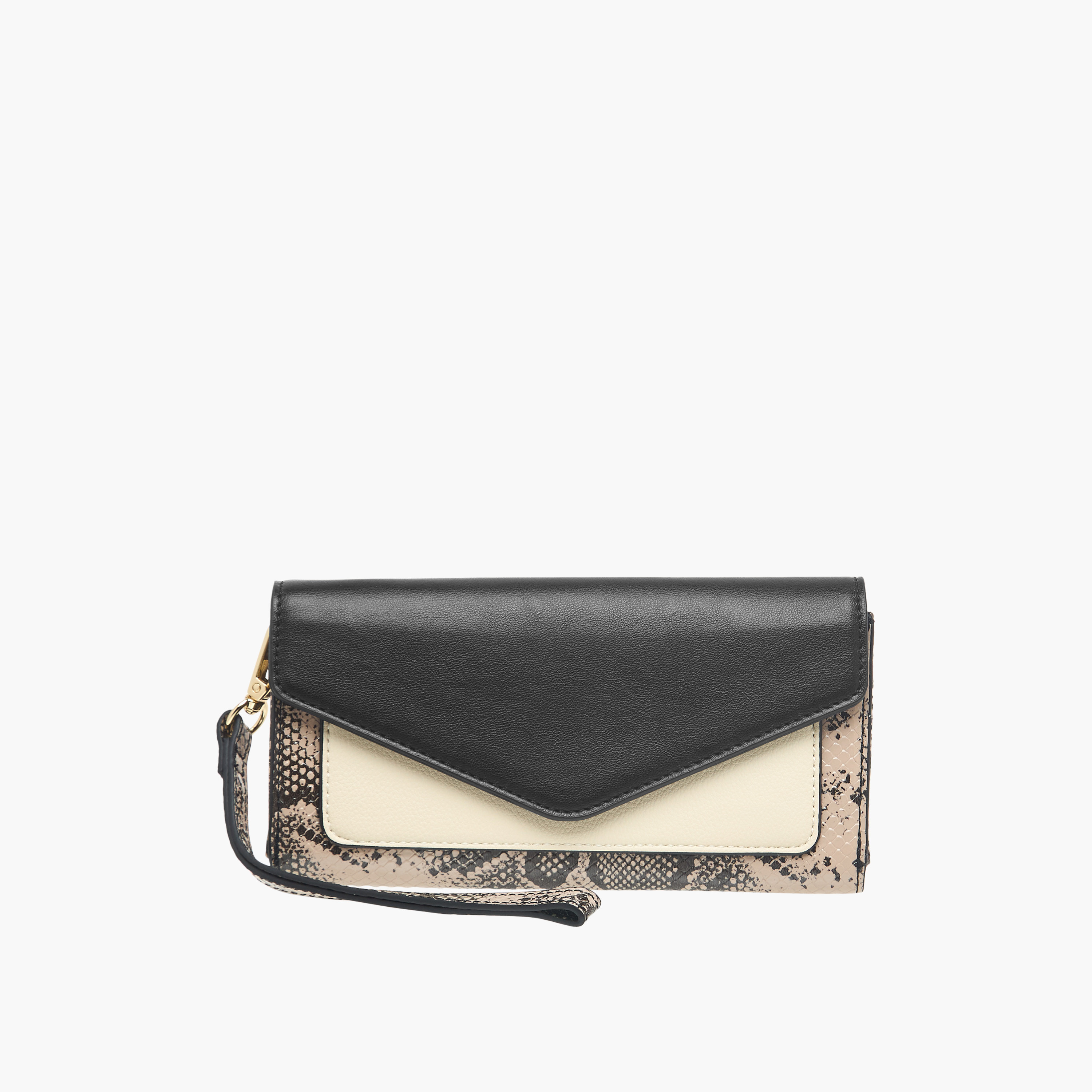 Sasha Tia Animal Textured Wallet with Flap Closure-women-bagsandwallets-wallets-image-1