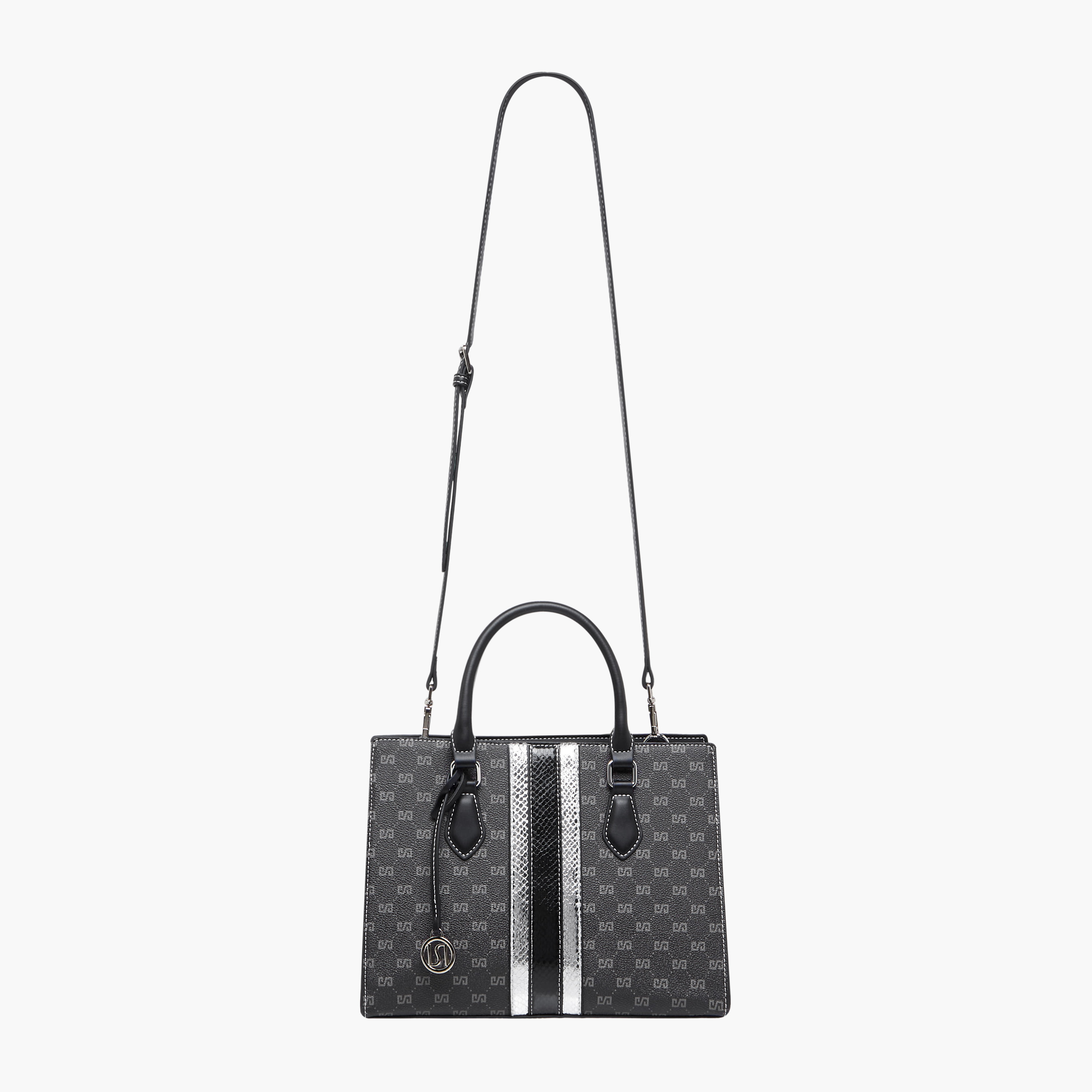 Sasha Tia Monogram Print Tote Bag with Detachable Strap-women-bagsandwallets-handbags-image-3