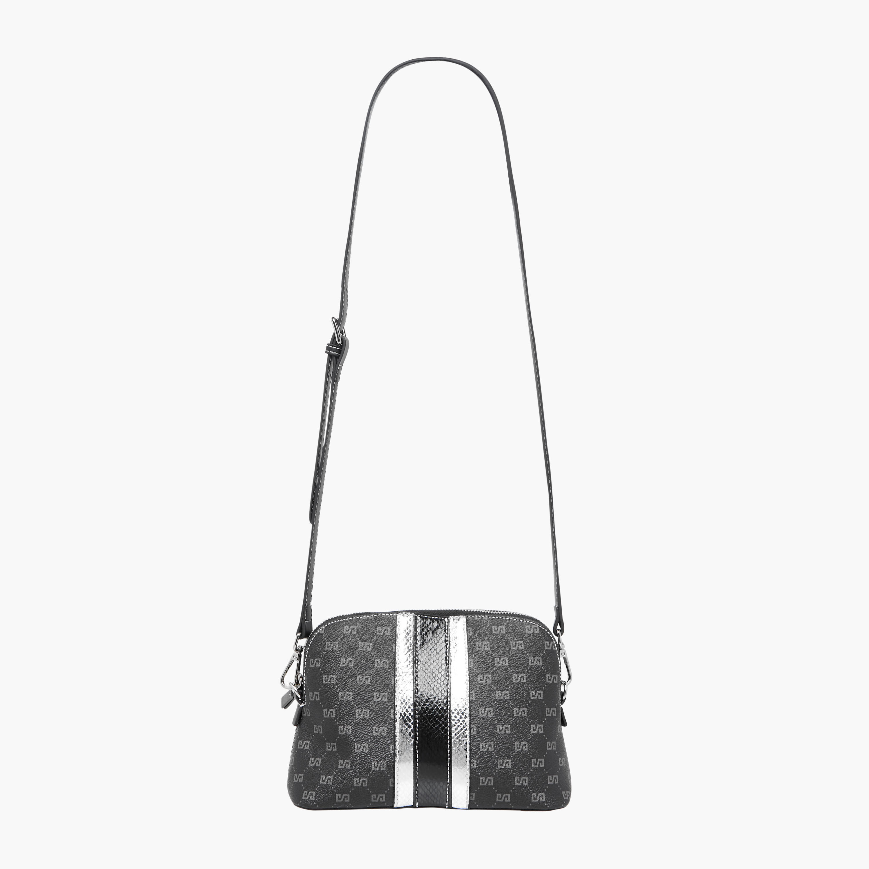 شنطة كروس بودي بحزام قابل للتعديل وطبعات مونوجرام تيا من ساشا-women-bagsandwallets-handbags-image-3