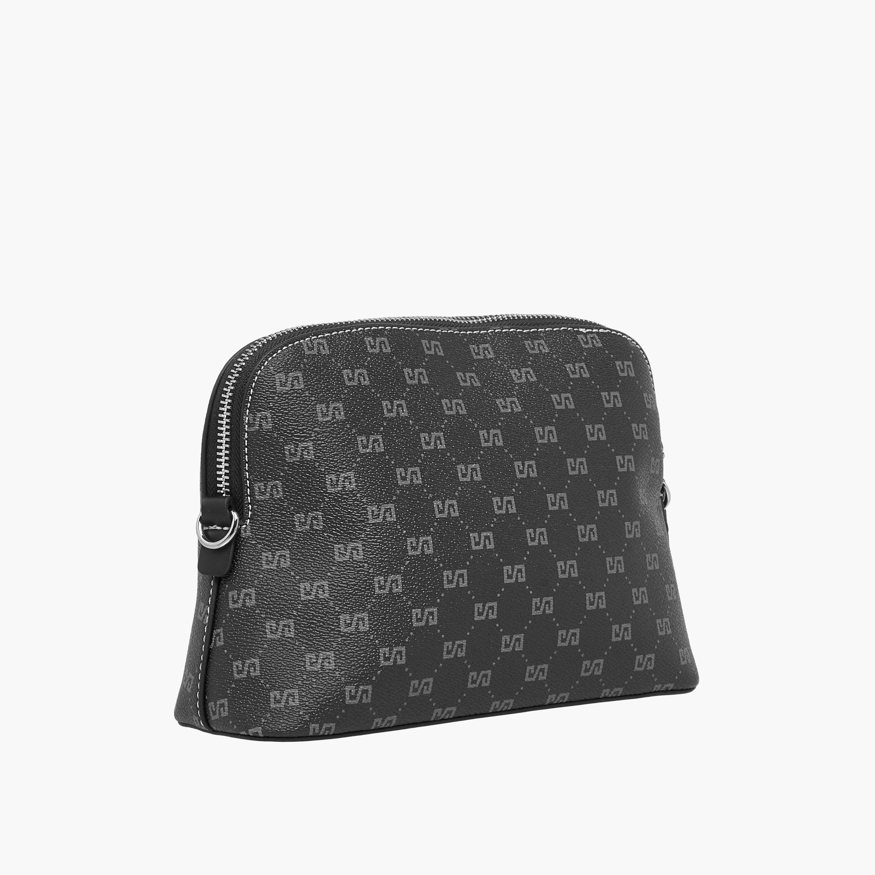شنطة كروس بودي بحزام قابل للتعديل وطبعات مونوجرام تيا من ساشا-women-bagsandwallets-handbags-image-4