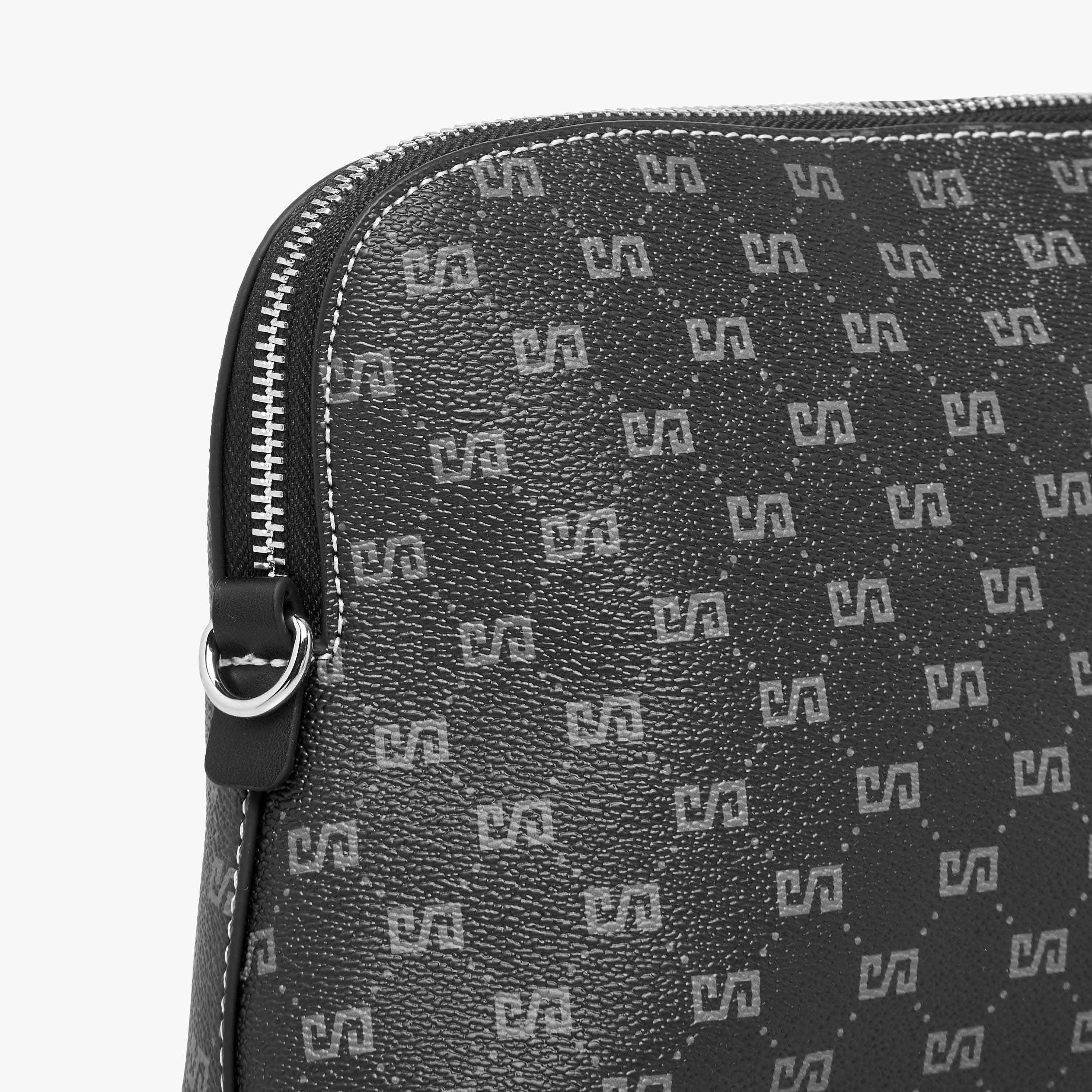 شنطة كروس بودي بحزام قابل للتعديل وطبعات مونوجرام تيا من ساشا-women-bagsandwallets-handbags-image-6