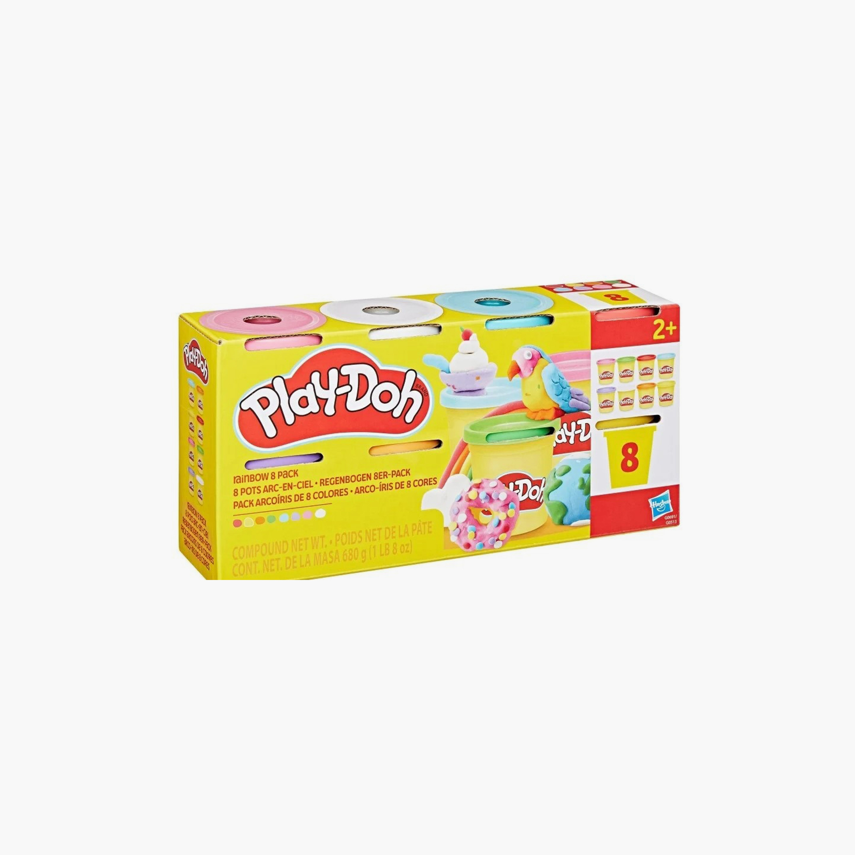 Play-Doh 8-Piece Rainbow Colors - 2-Ounce-toys-educational-doughtoys-image-2