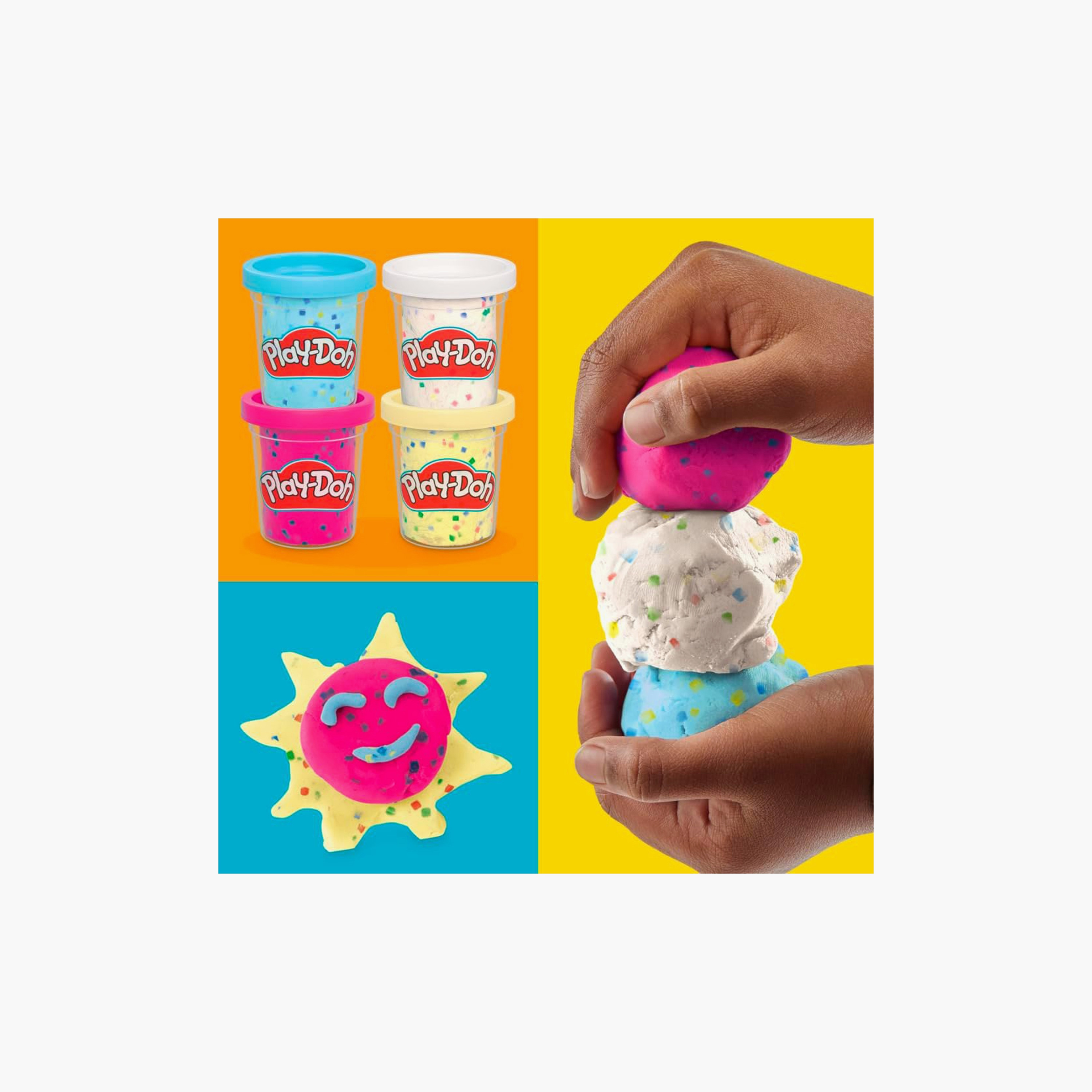 Play-Doh 4-Piece Confetti Putty Set-toys-educational-doughtoys-image-4