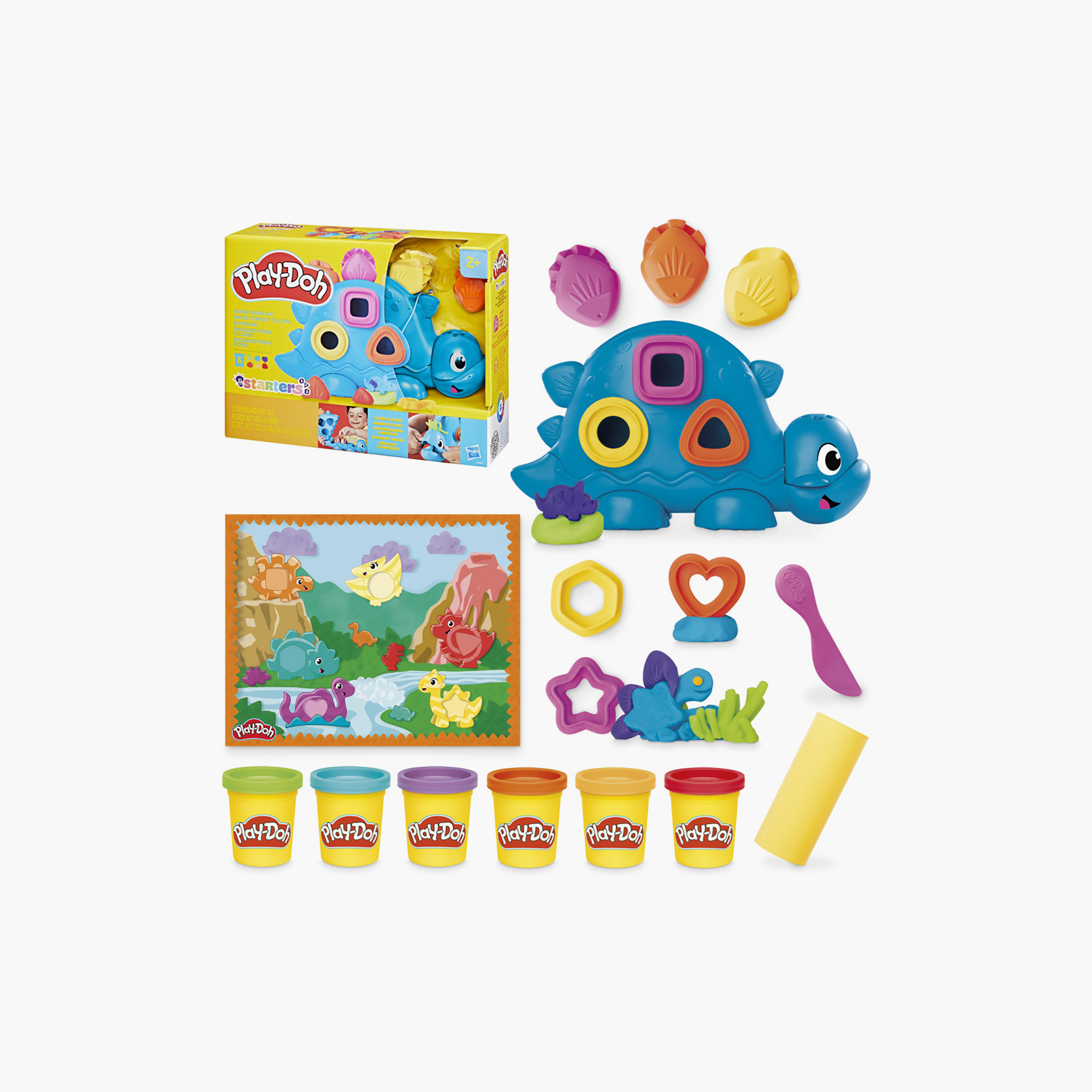 Play-Doh Starters Shapes & Colours Dino Toy Set-toys-educational-doughtoys-image-3