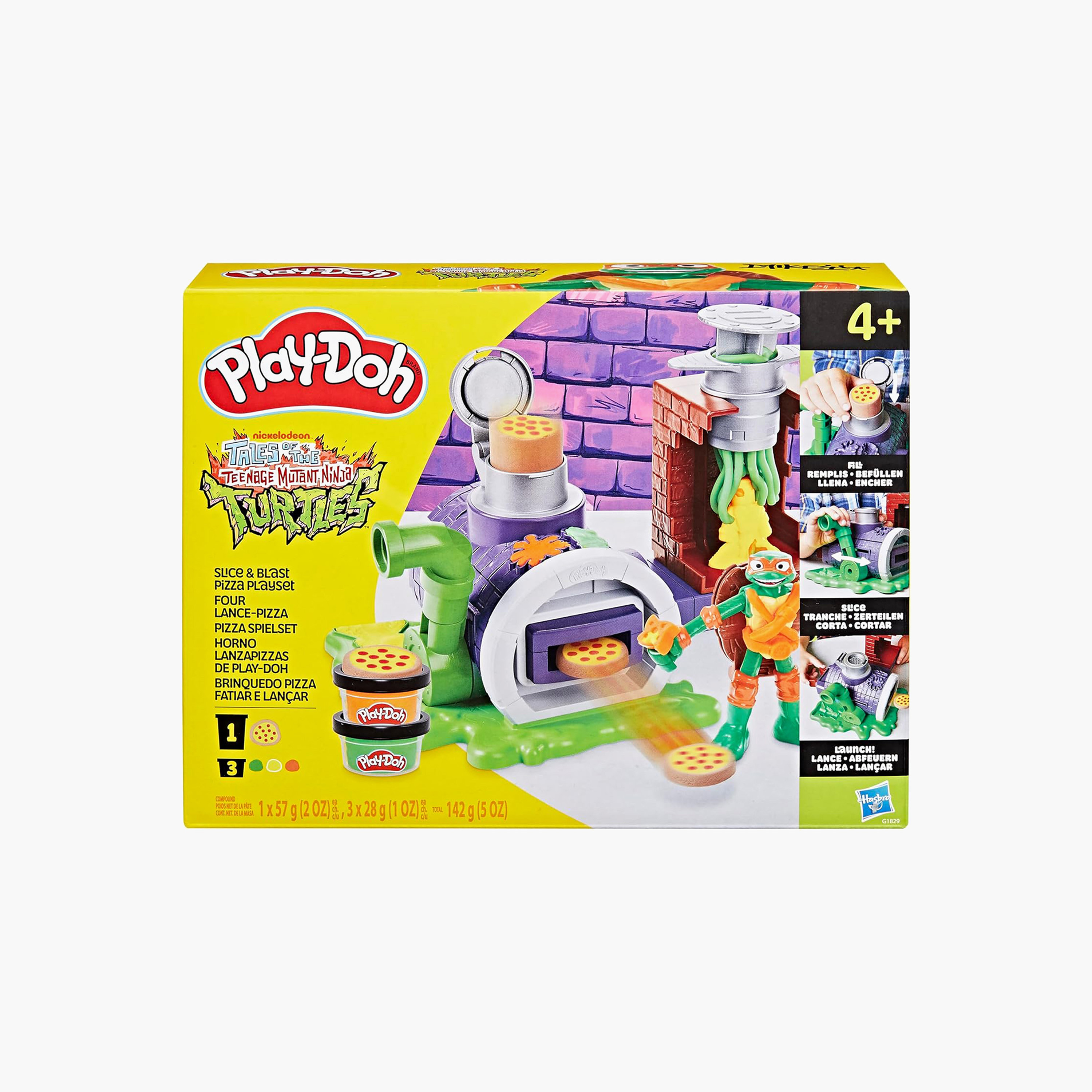 Play-Doh Teenage Mutant Ninja Turtles Slice and Blast Pizza Playset-toys-educational-doughtoys-image-4