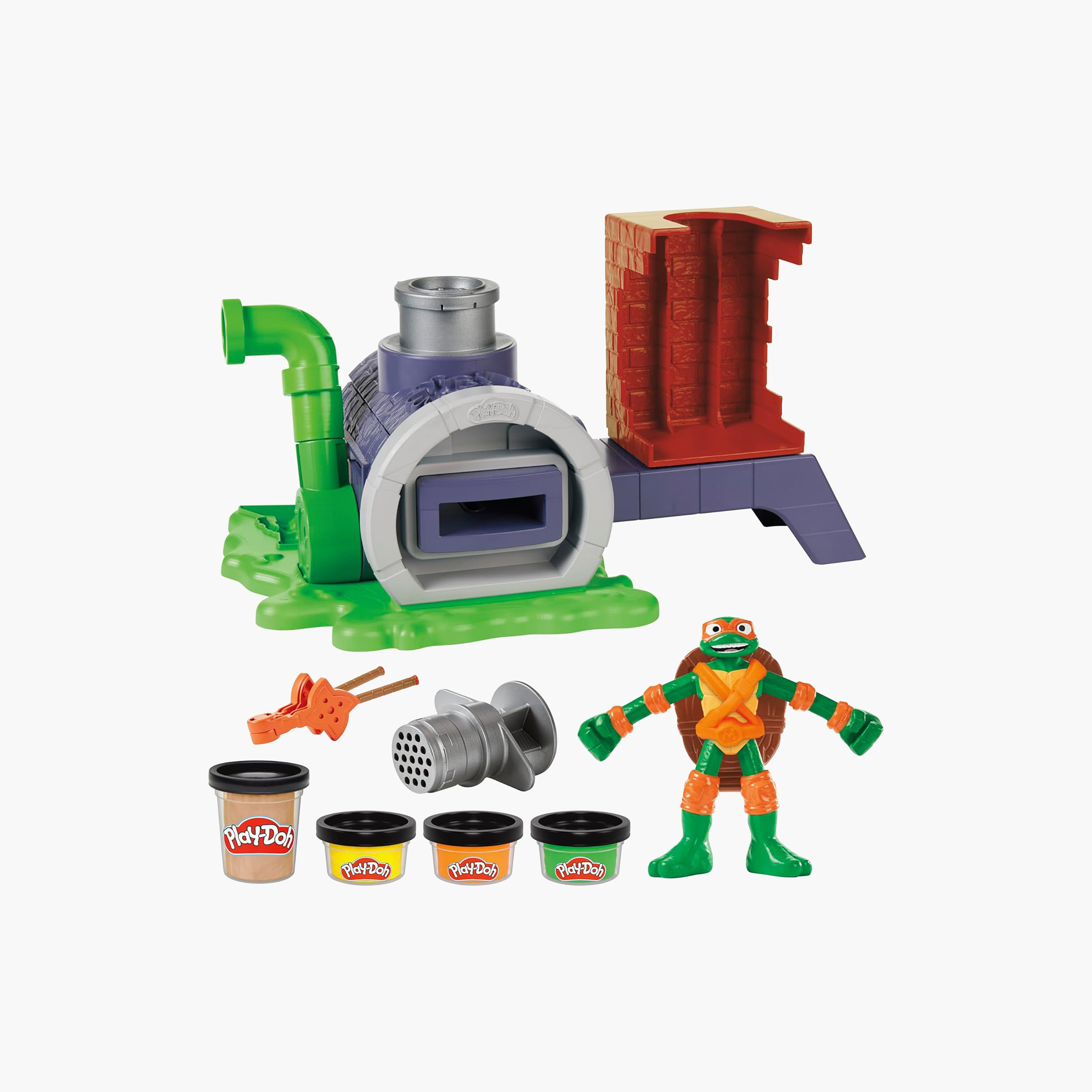 Play-Doh Teenage Mutant Ninja Turtles Slice and Blast Pizza Playset-toys-educational-doughtoys-image-5