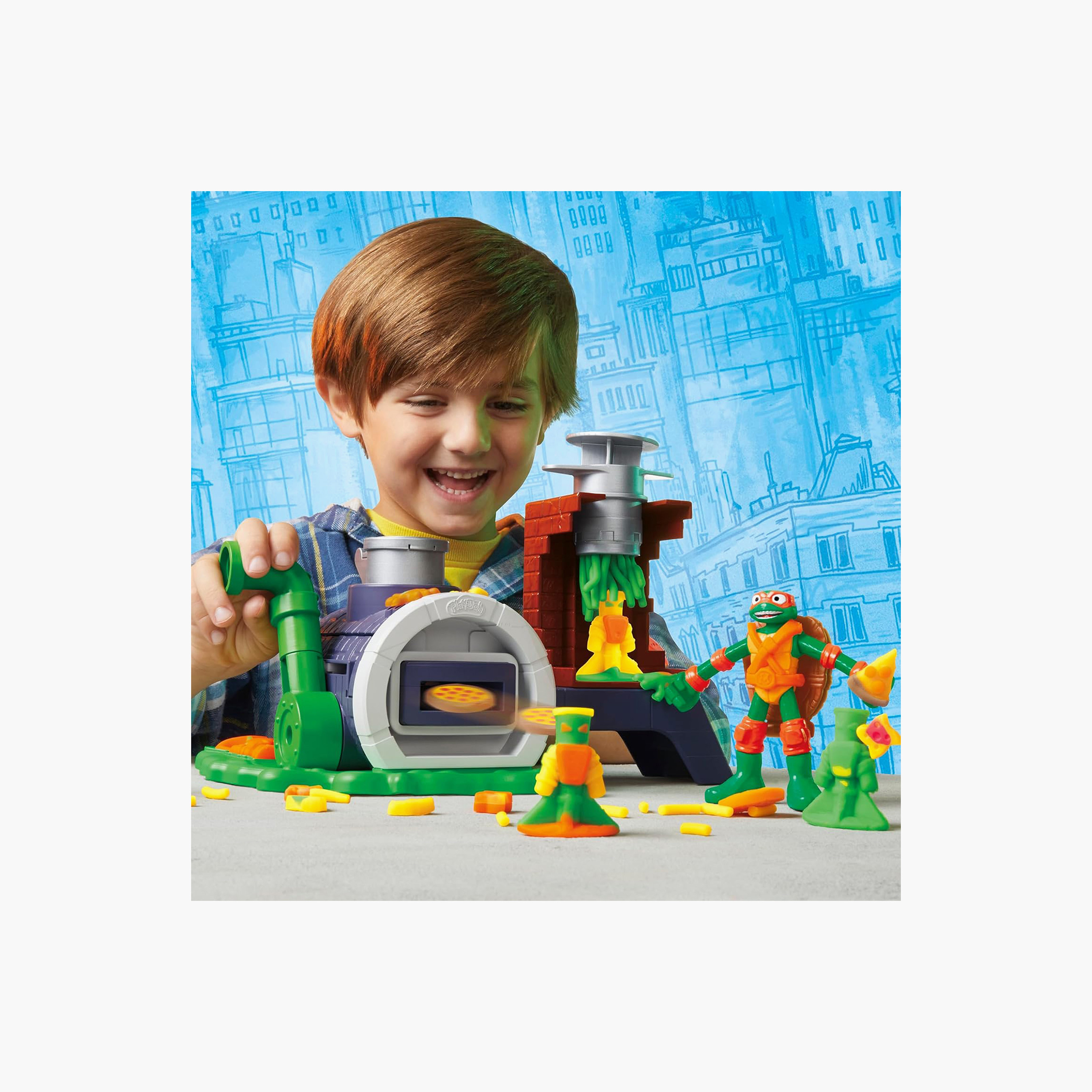 Play-Doh Teenage Mutant Ninja Turtles Slice and Blast Pizza Playset-toys-educational-doughtoys-image-7