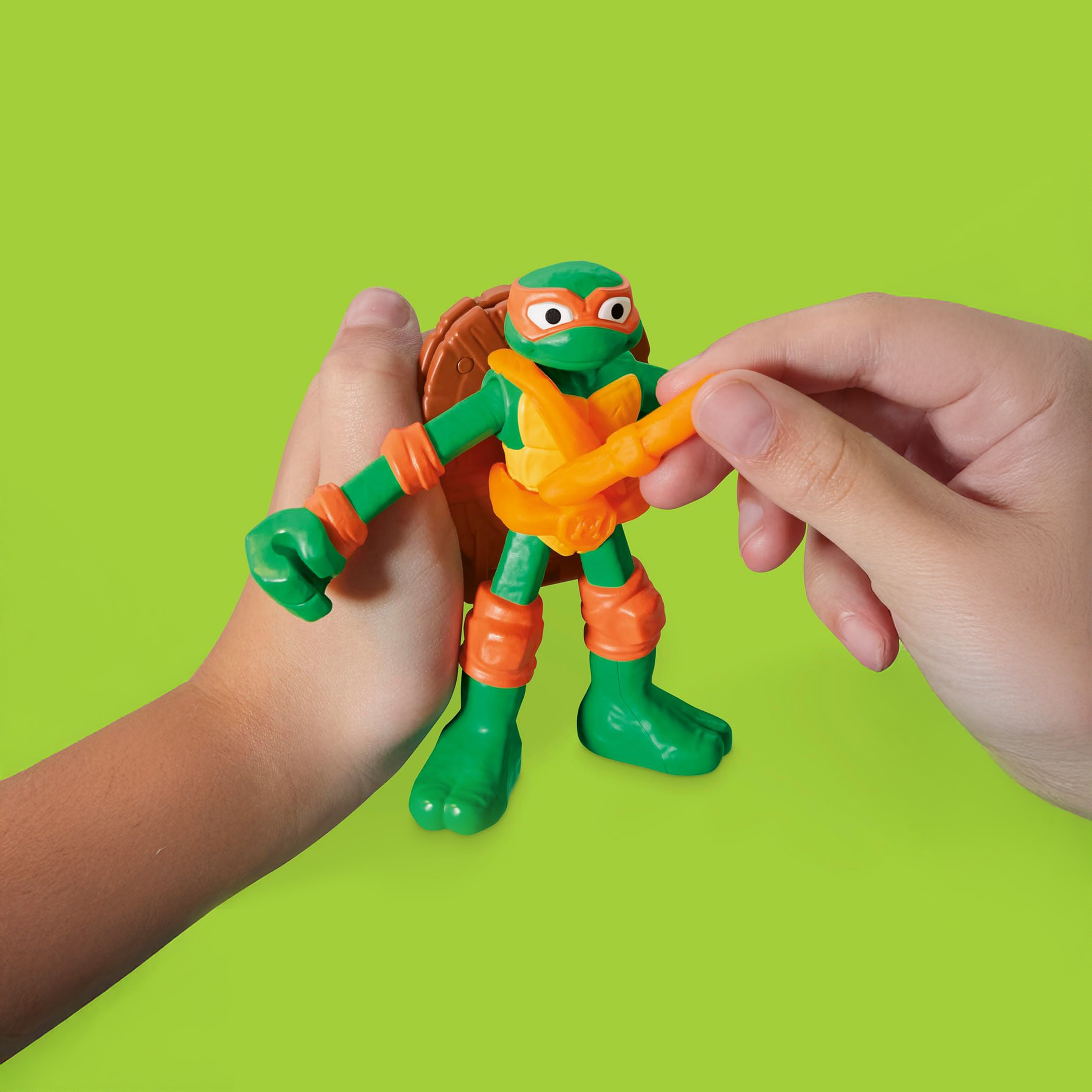 مجموعة لعب سلاحف النينجا تين إيدج ميوتانت بتكارات كاوبانجا من بلاي دوه-toys-educational-doughtoys-image-9