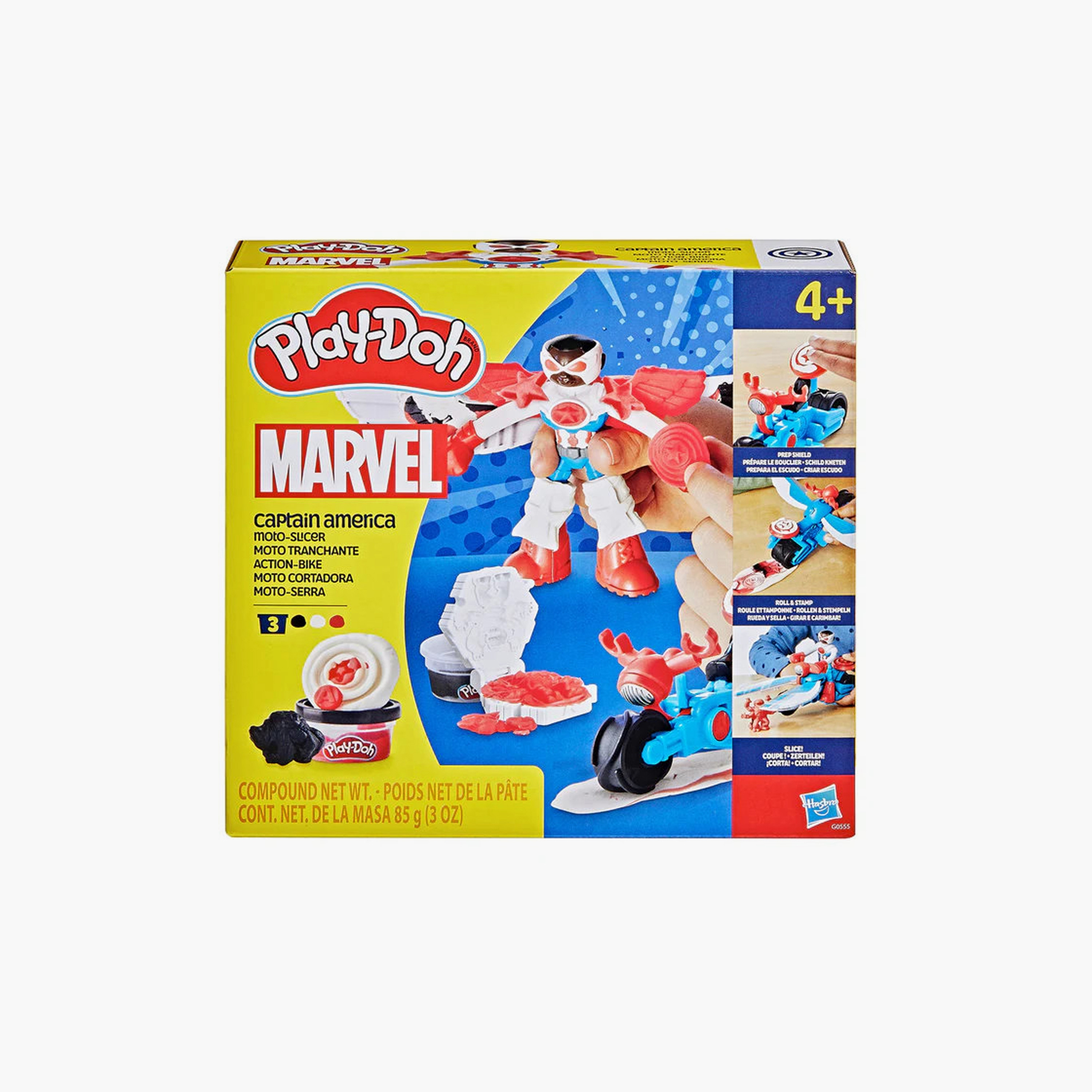 Play-Doh Marvel Captain America Moto-Slicer Playset-toys-educational-doughtoys-image-2