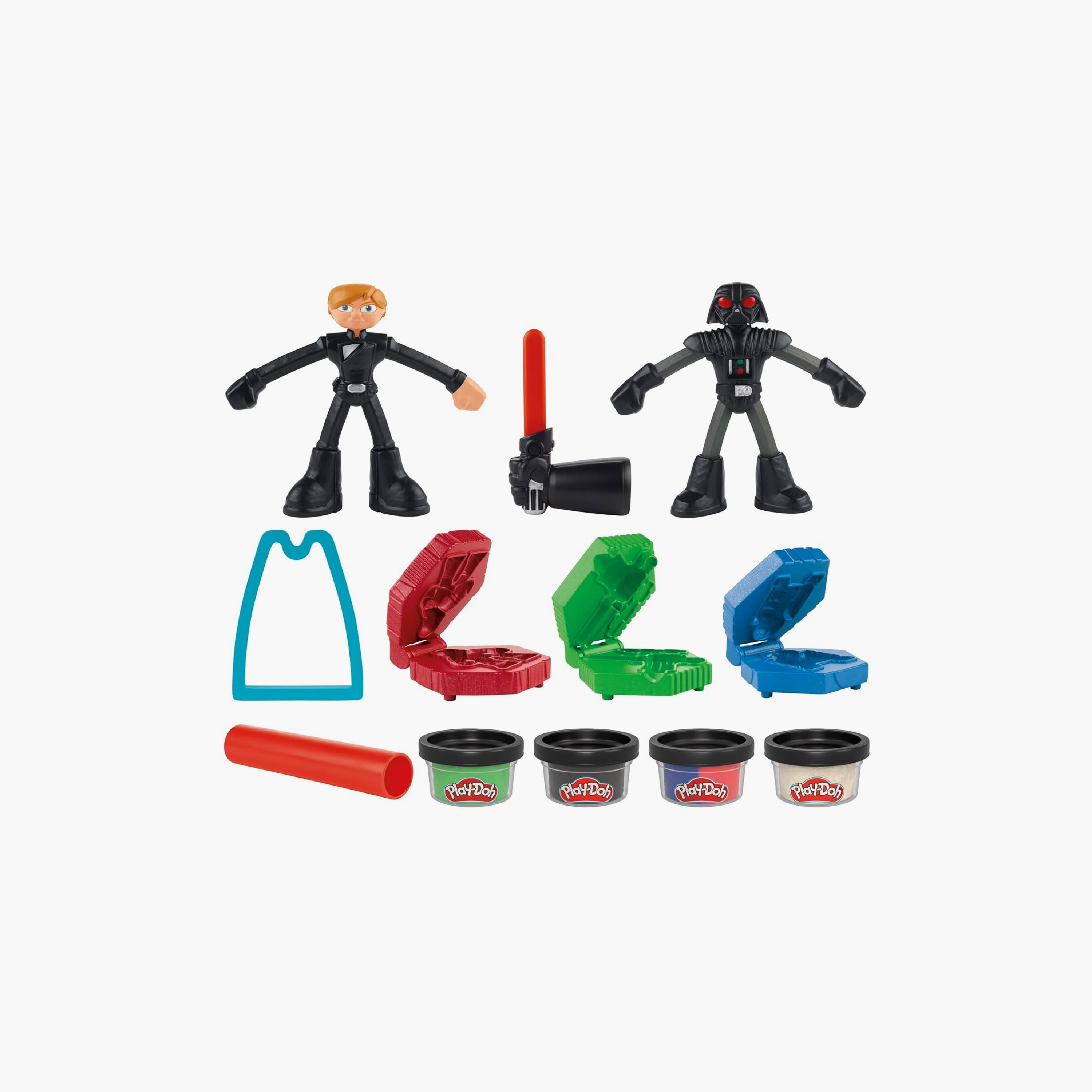 Hasbro Play Doh Star Wars Squish & Slice Lightsabers Playset-toys-educational-doughtoys-image-1