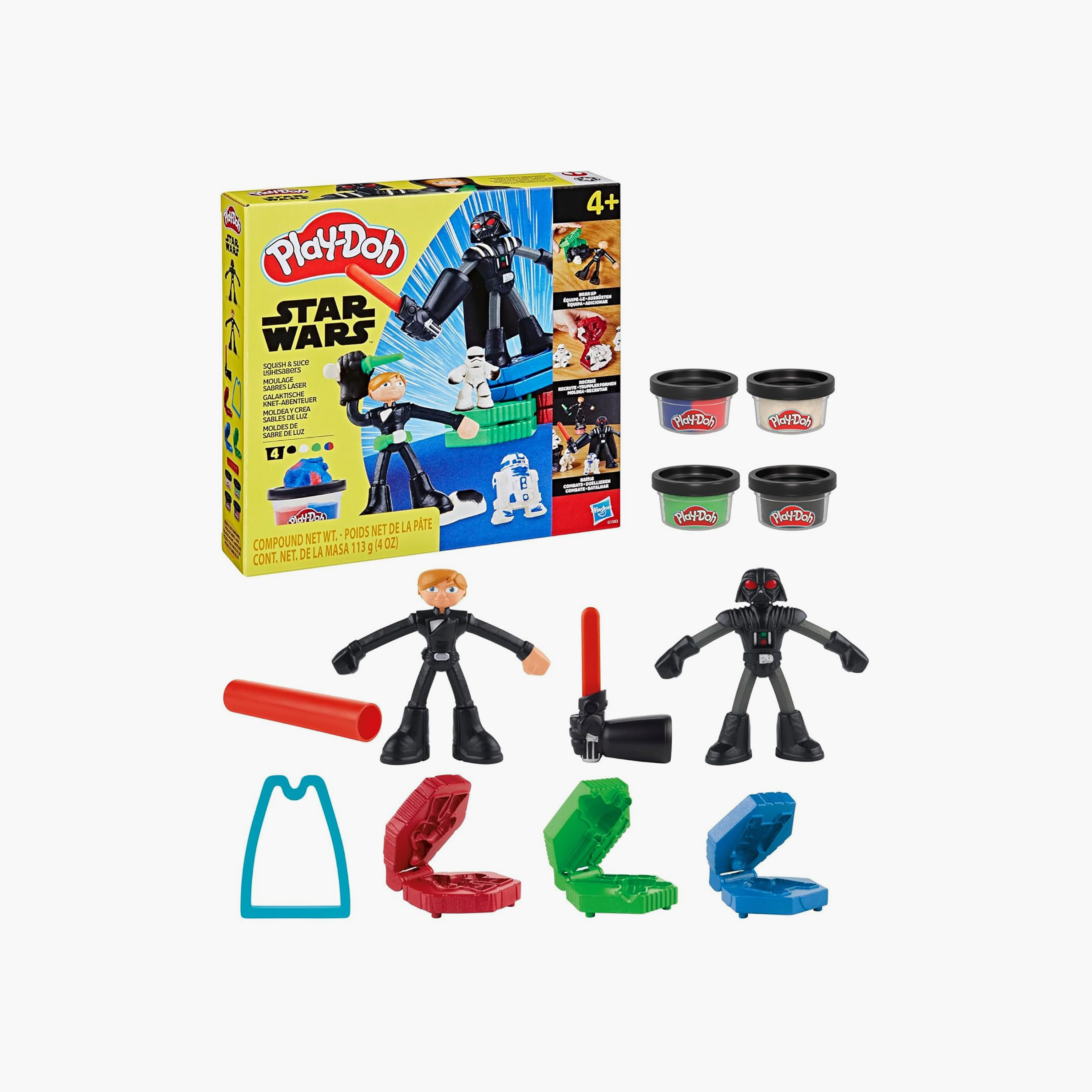 Hasbro Play Doh Star Wars Squish & Slice Lightsabers Playset-toys-educational-doughtoys-image-5