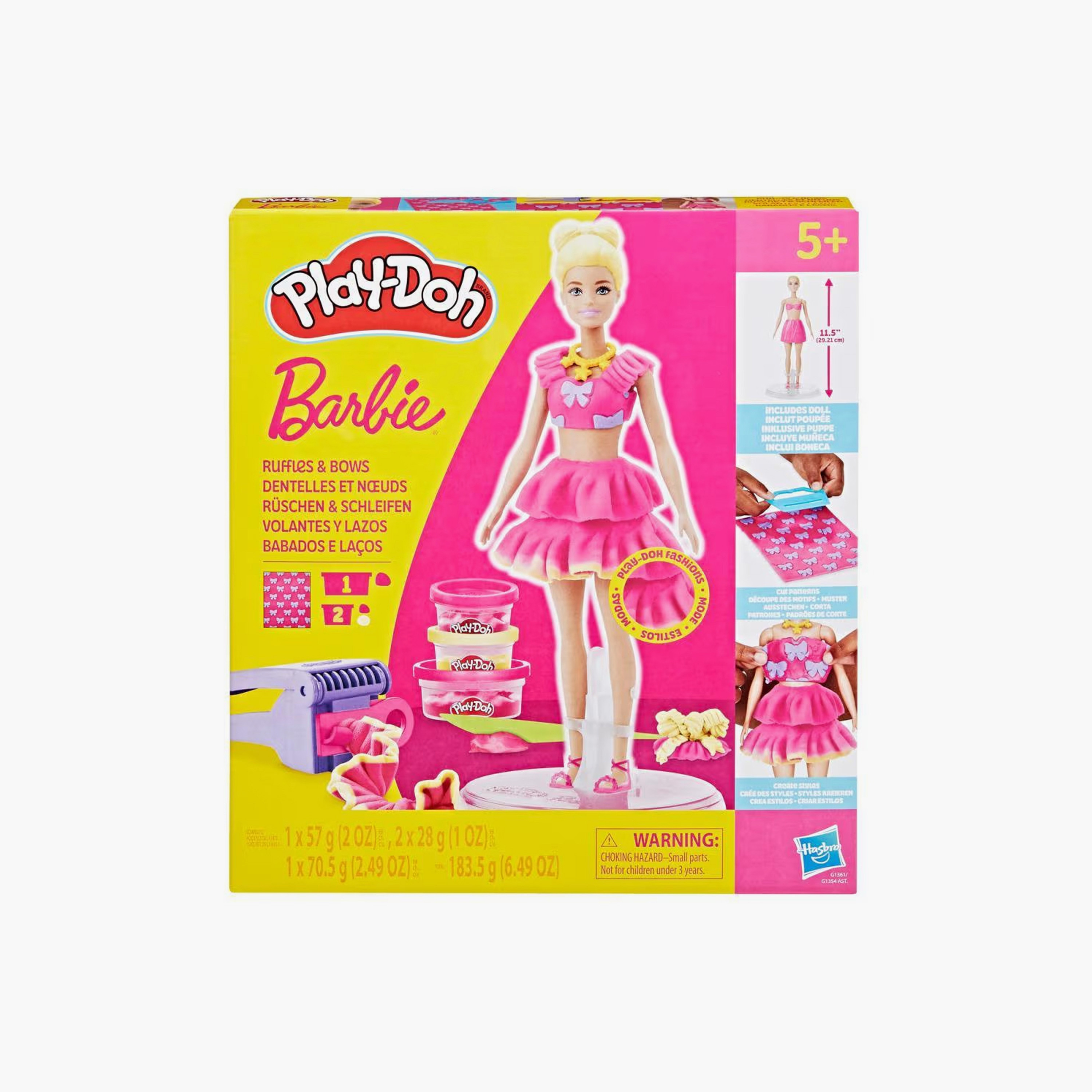 Play-Doh Barbie Ruffles and Bows Doll Set-toys-educational-doughtoys-image-4