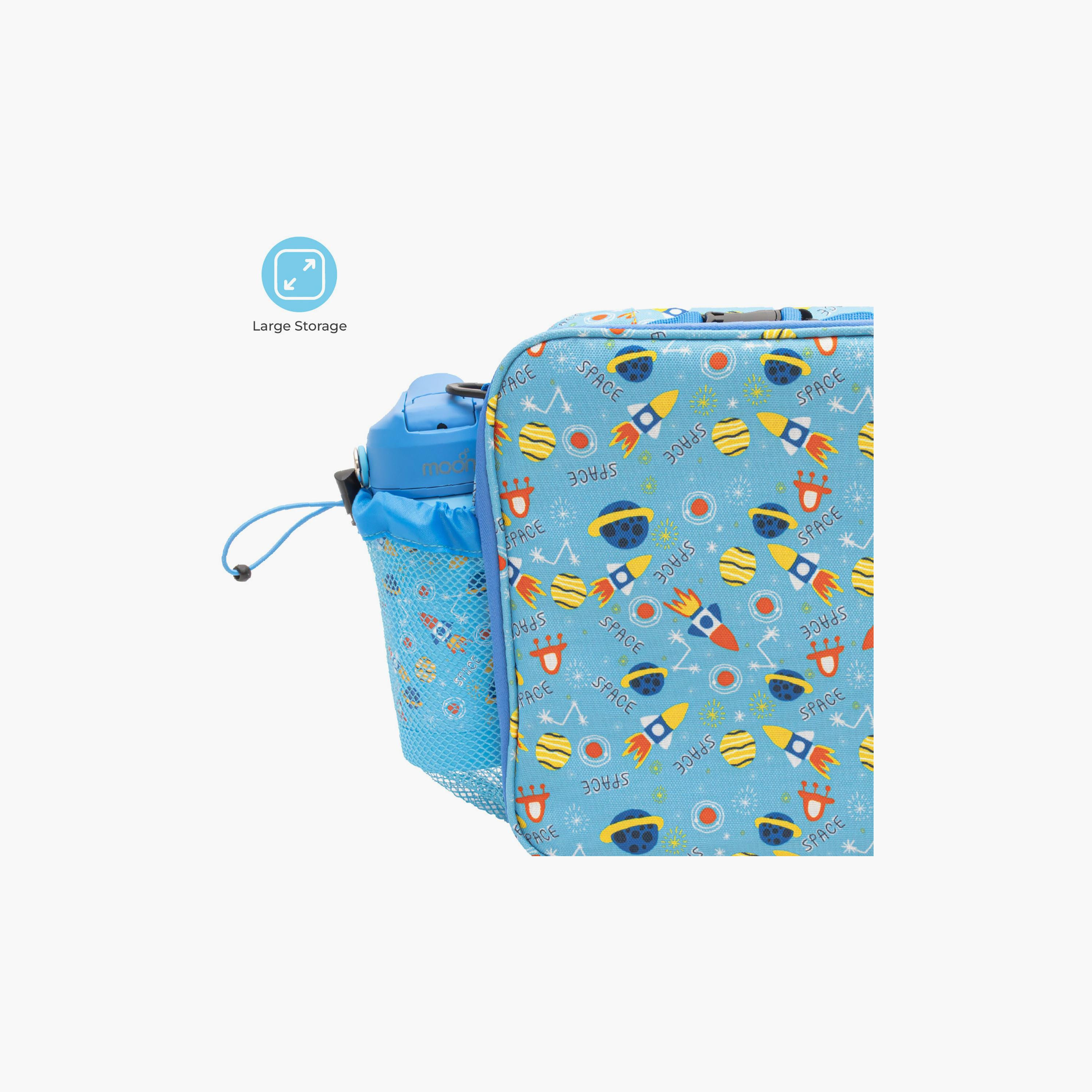 Moon 3-Piece Printed Lunch Box Set - Space-school-lunchessentials-sets-image-7