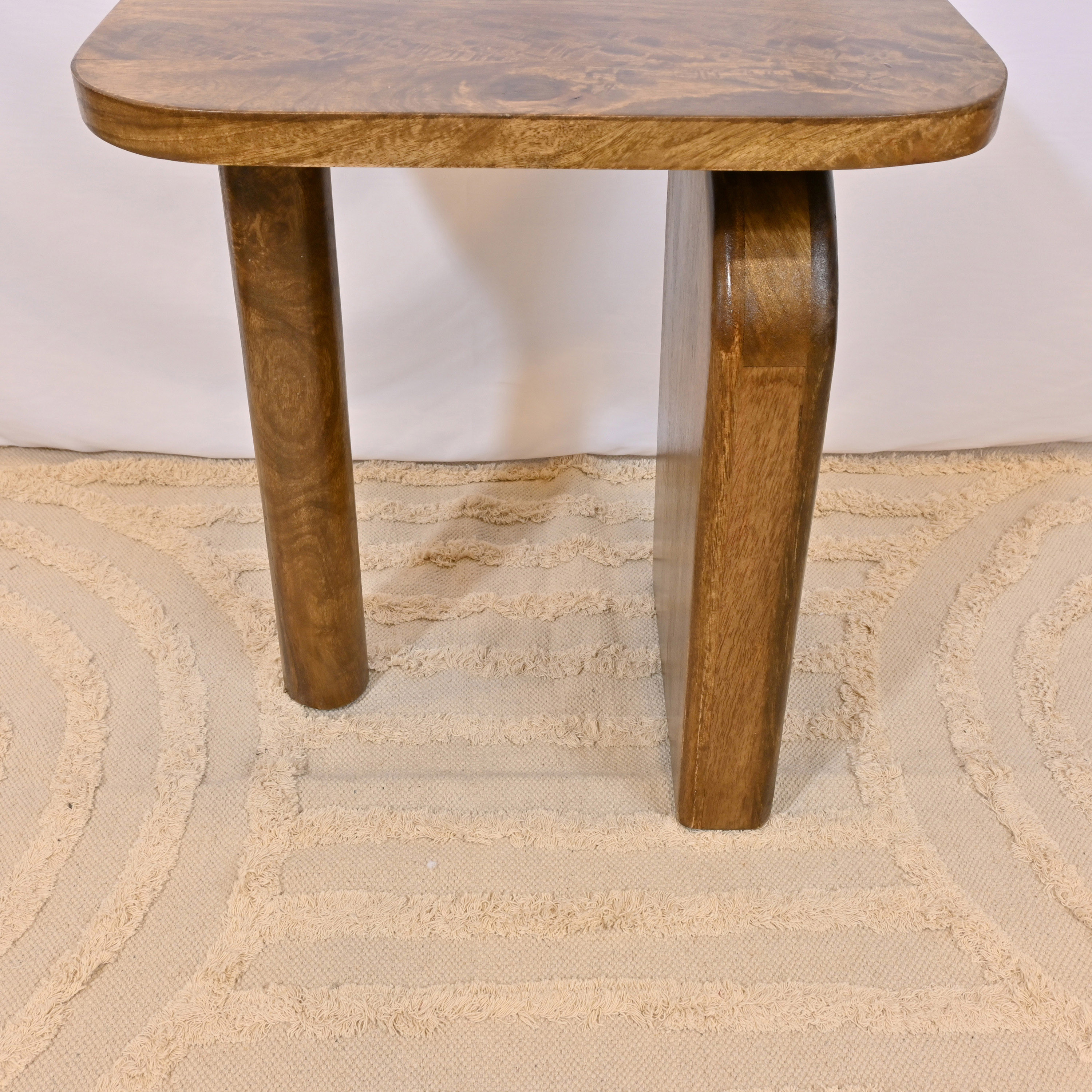 Crafted by Lifestyle Square Wooden Top Accent Table - 60x60x50 cms-furniture-livingroom-sideandendtables-image-4