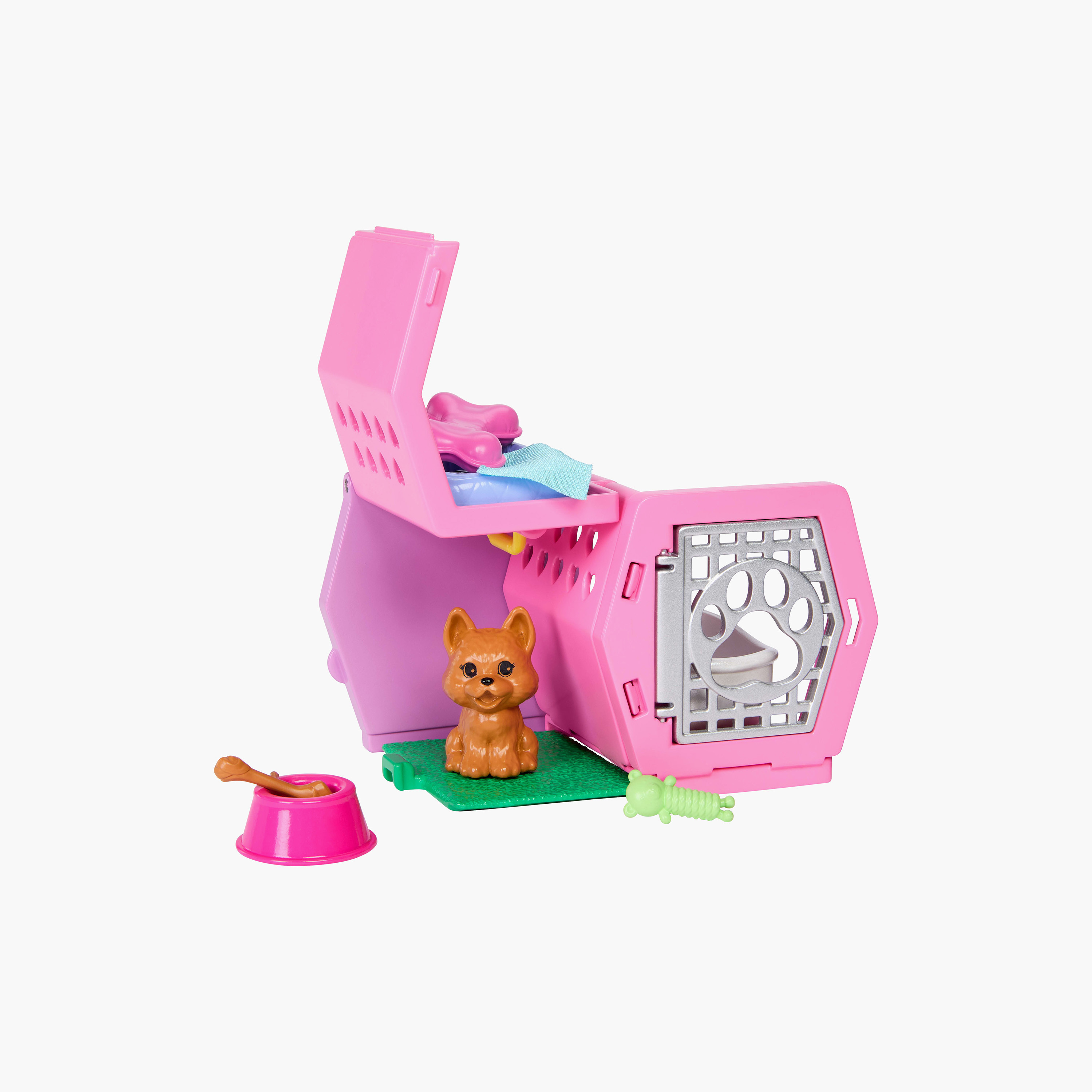 Barbie Chelsea Puppy Carrier Set, Blonde Doll & Accessories, Dog Carrier with Puppy Themed Pieces-toys-dollsandplaysets-dollplaysets-image-5