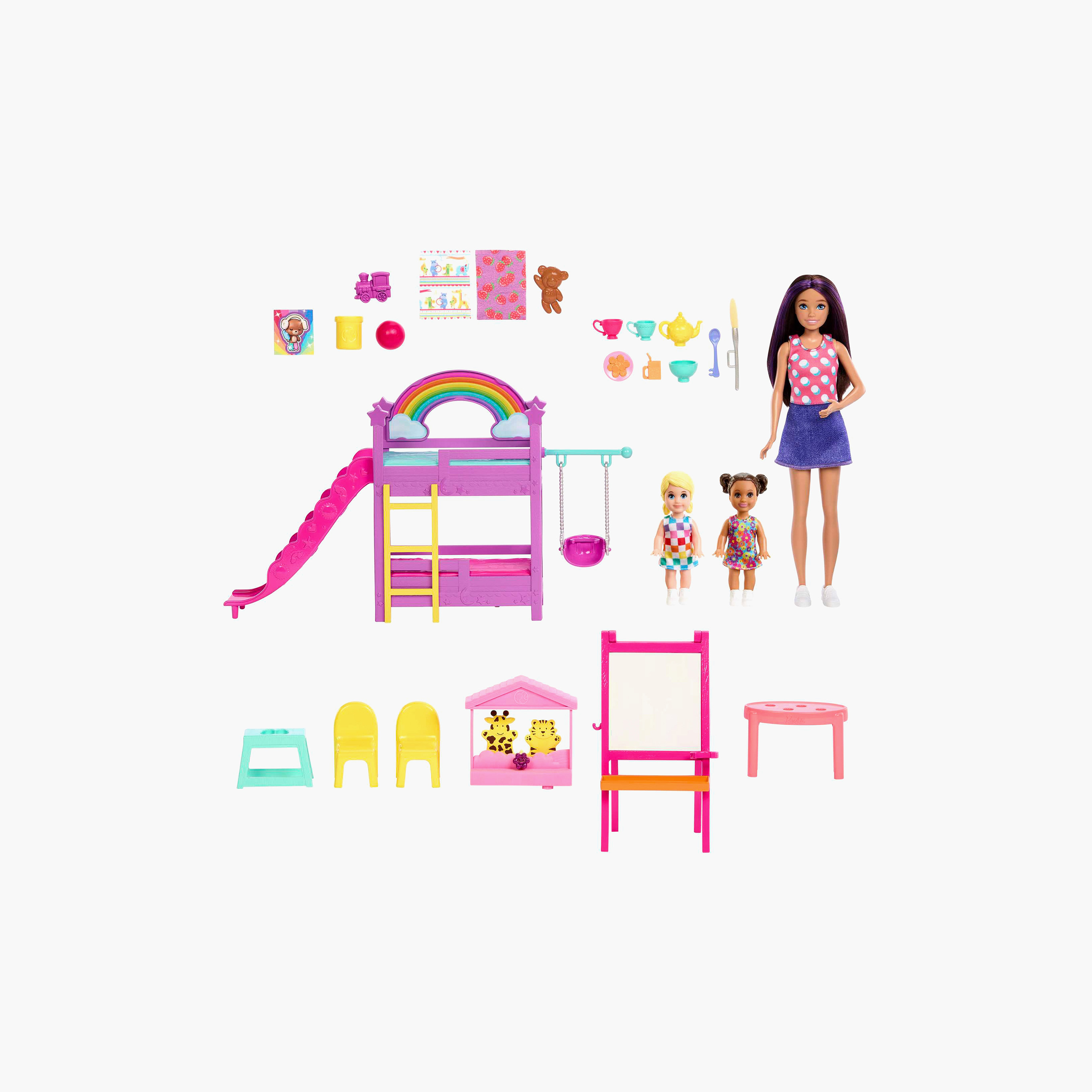 Barbie Skipper Babysitters Inc. Ultimate Daycare Playset with 3 Dolls, Furniture & 15+ Accessories-toys-dollsandplaysets-dollplaysets-image-3
