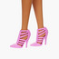 Barbie Fashionistas Doll #238, Pastel Pink Hair, Strapless Rose Bodice Dress, Barrette & Pink Heels-toys-dollsandplaysets-dolls-image-5