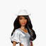 دمية فاشونيستاس #239 بفستان فضي لامع بشراشيب وشعر أسود وإكسسوارات غربية من باربي -toys-dollsandplaysets-dolls-image-4