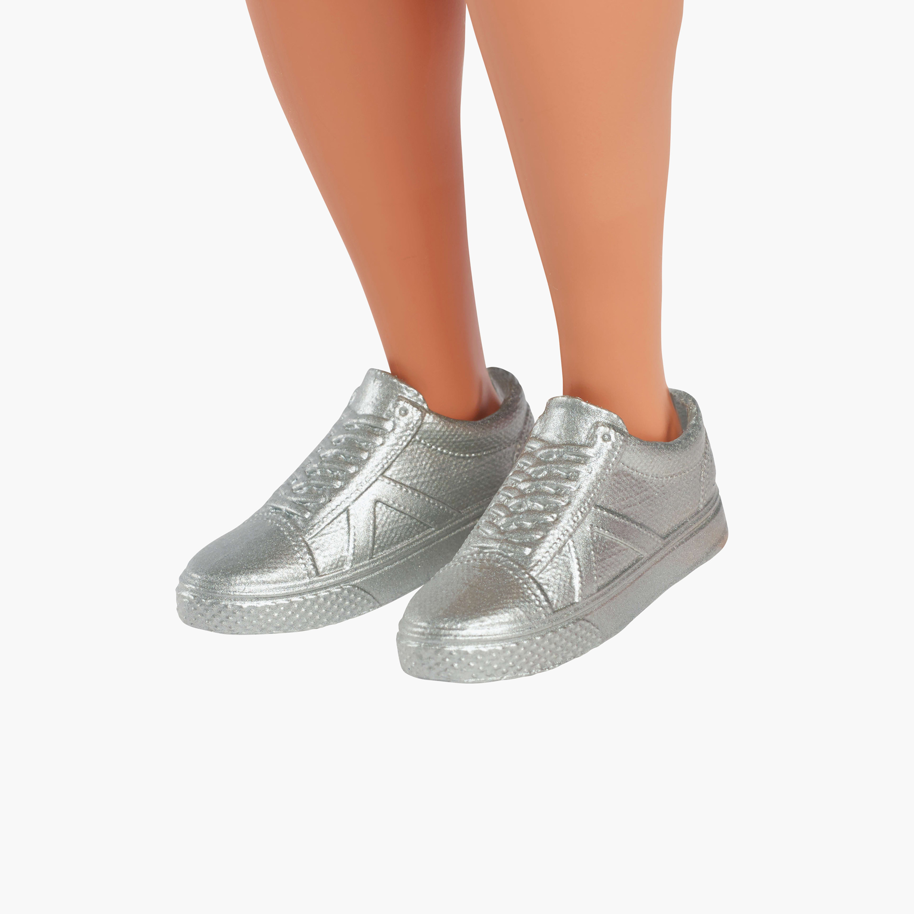 Barbie Fashionistas Ken Doll #236, Black Hair, Blue & Green Ombre Tank, Jean Shorts, Silver Sneakers-toys-dollsandplaysets-dolls-image-5