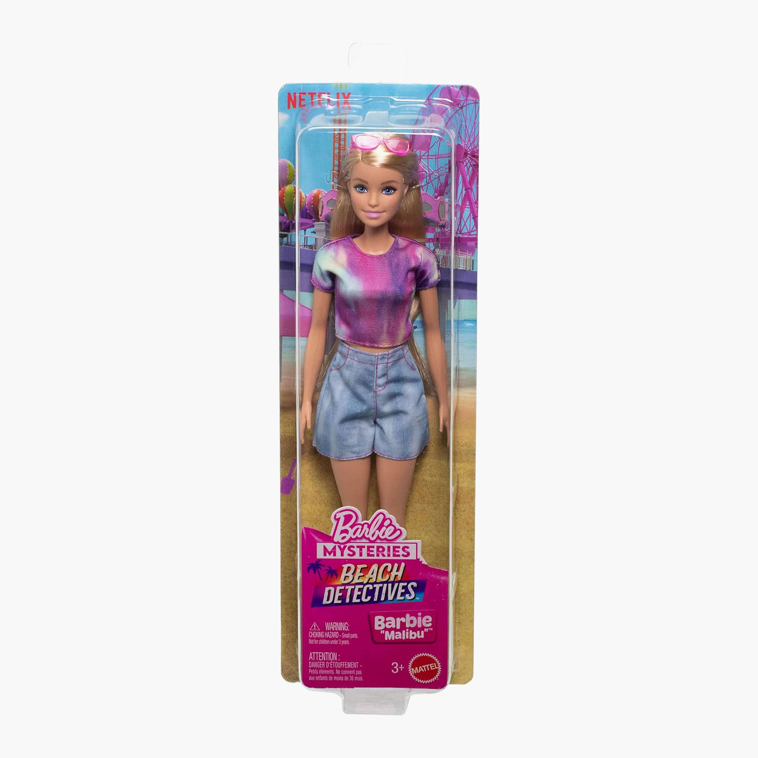 دمية باربي ماليبو من سلسلة أسرار باربي محققو الشاطئ بزي مميز وإكسسوارات -toys-dollsandplaysets-dolls-image-6