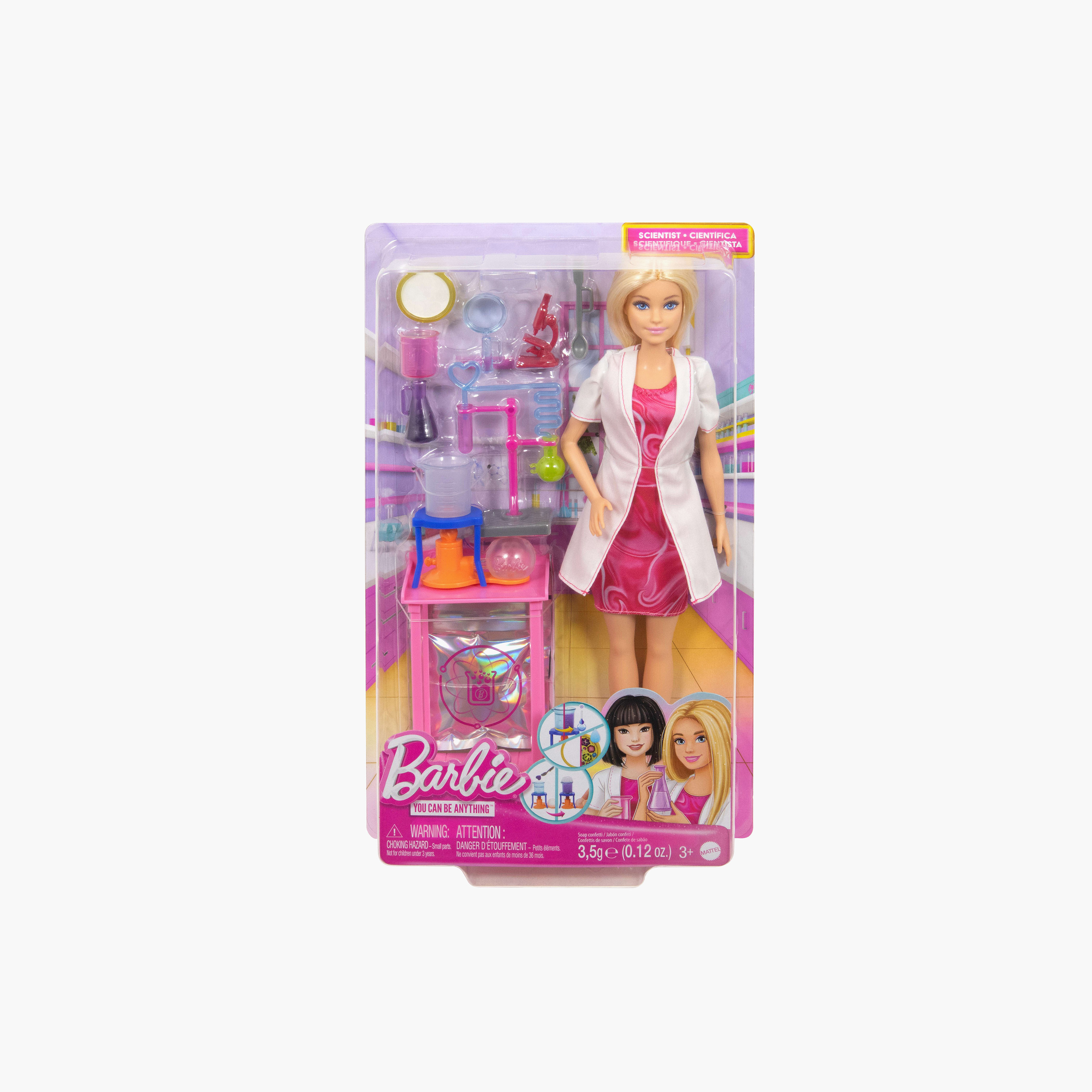 Barbie Scientist Doll and Accessories with Blonde Doll, Lab Table, Microscope, & Color-Change Beaker-toys-dollsandplaysets-dollplaysets-image-6