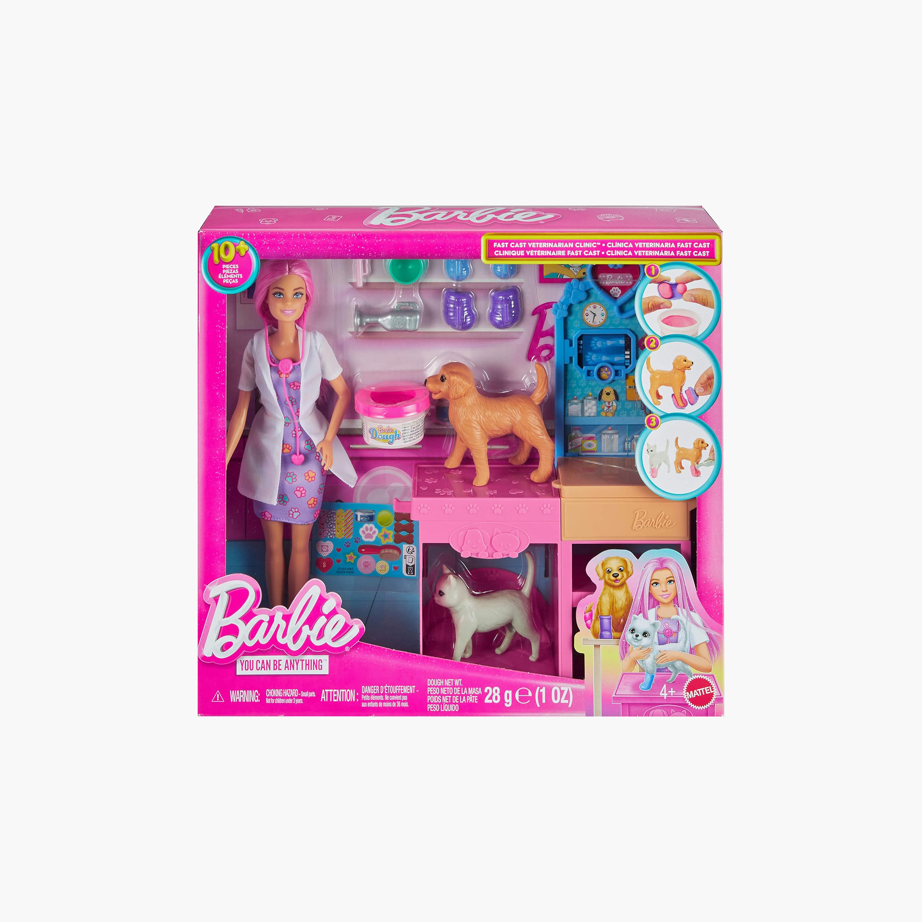 Barbie Fast Cast Pet Veterinarian Clinic Fashion Doll Playset-toys-dollsandplaysets-dollplaysets-image-6