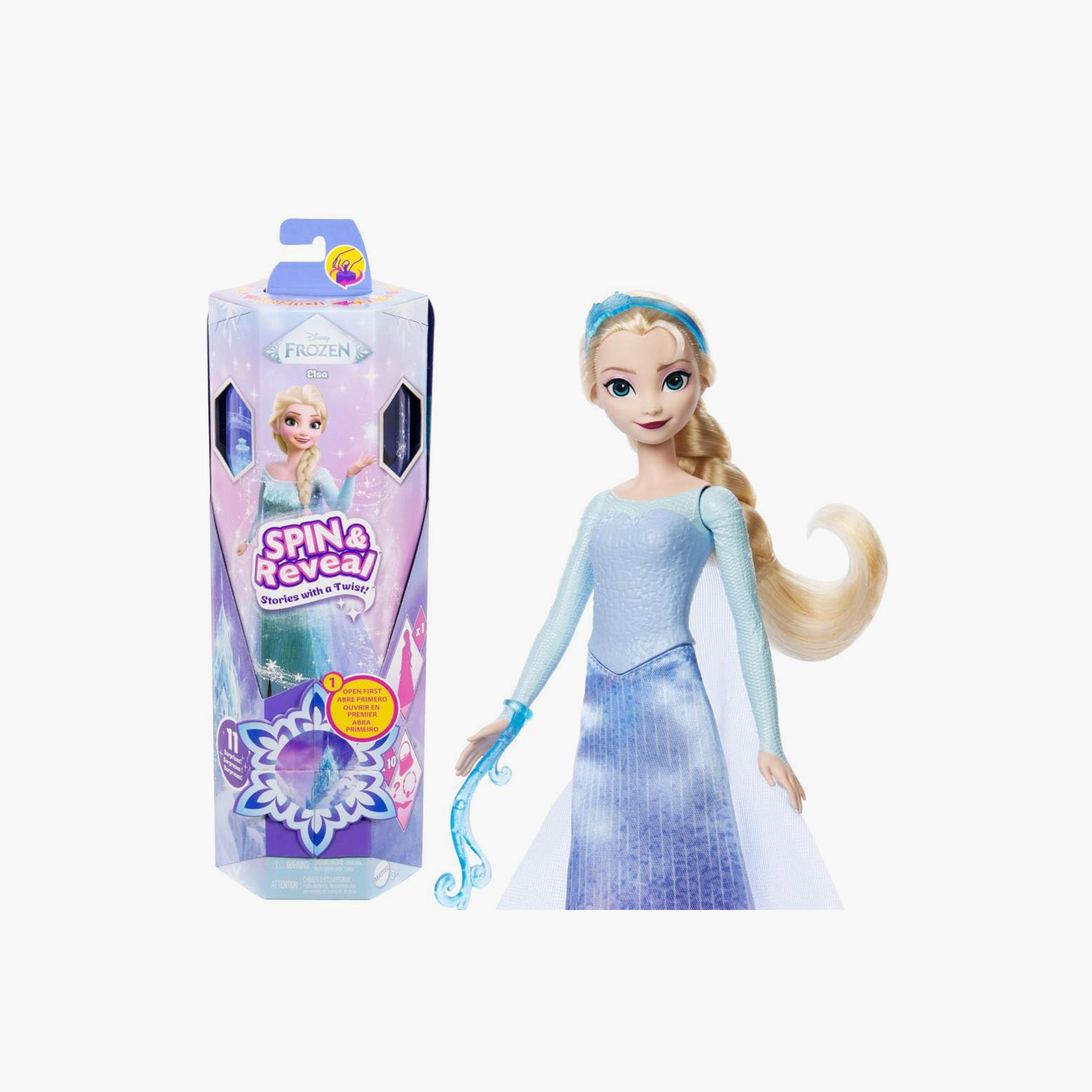 طقم دمية إلسا سبين آند ريفيل للأزياء من فروزن من ديزني-toys-dollsandplaysets-dollplaysets-image-7